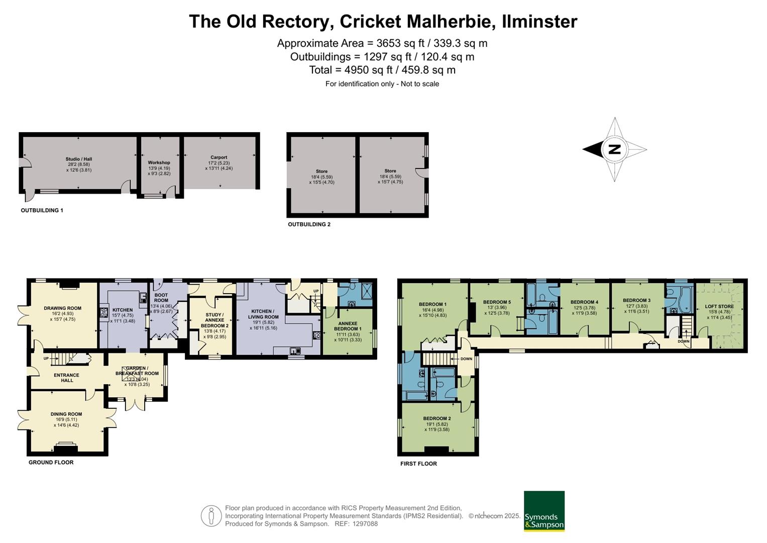 The Old Rectory, Cricket Lane, Ilminster floorplan