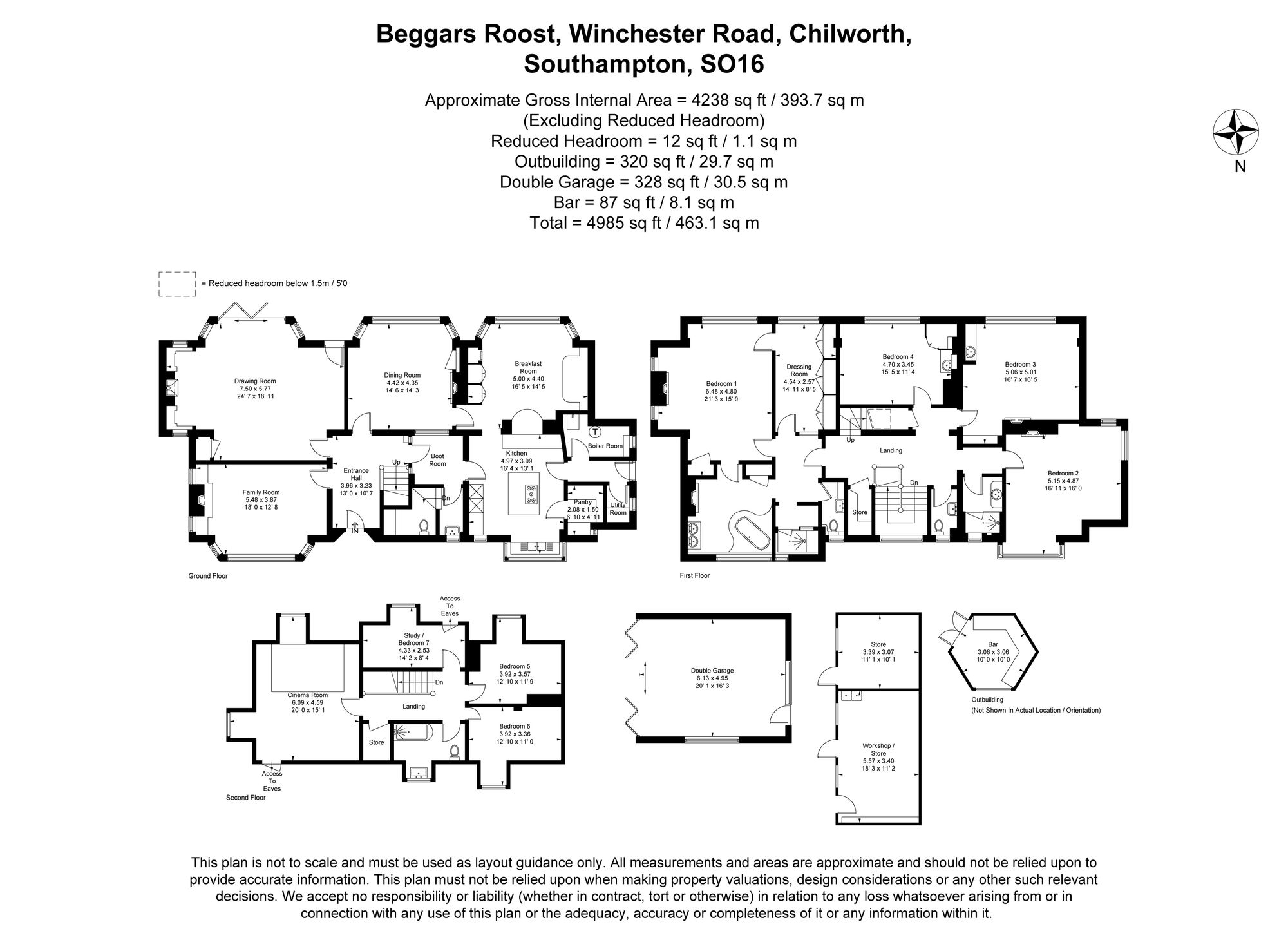 Beggars Roost Winchester Road, Southampton floorplan