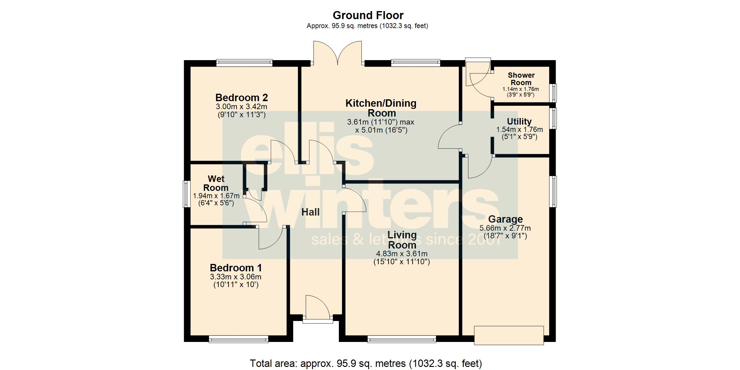 4, The Shrubbery, Chatteris floorplan