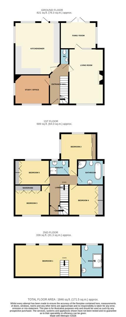 163, Swan Lane, Wickford floorplan
