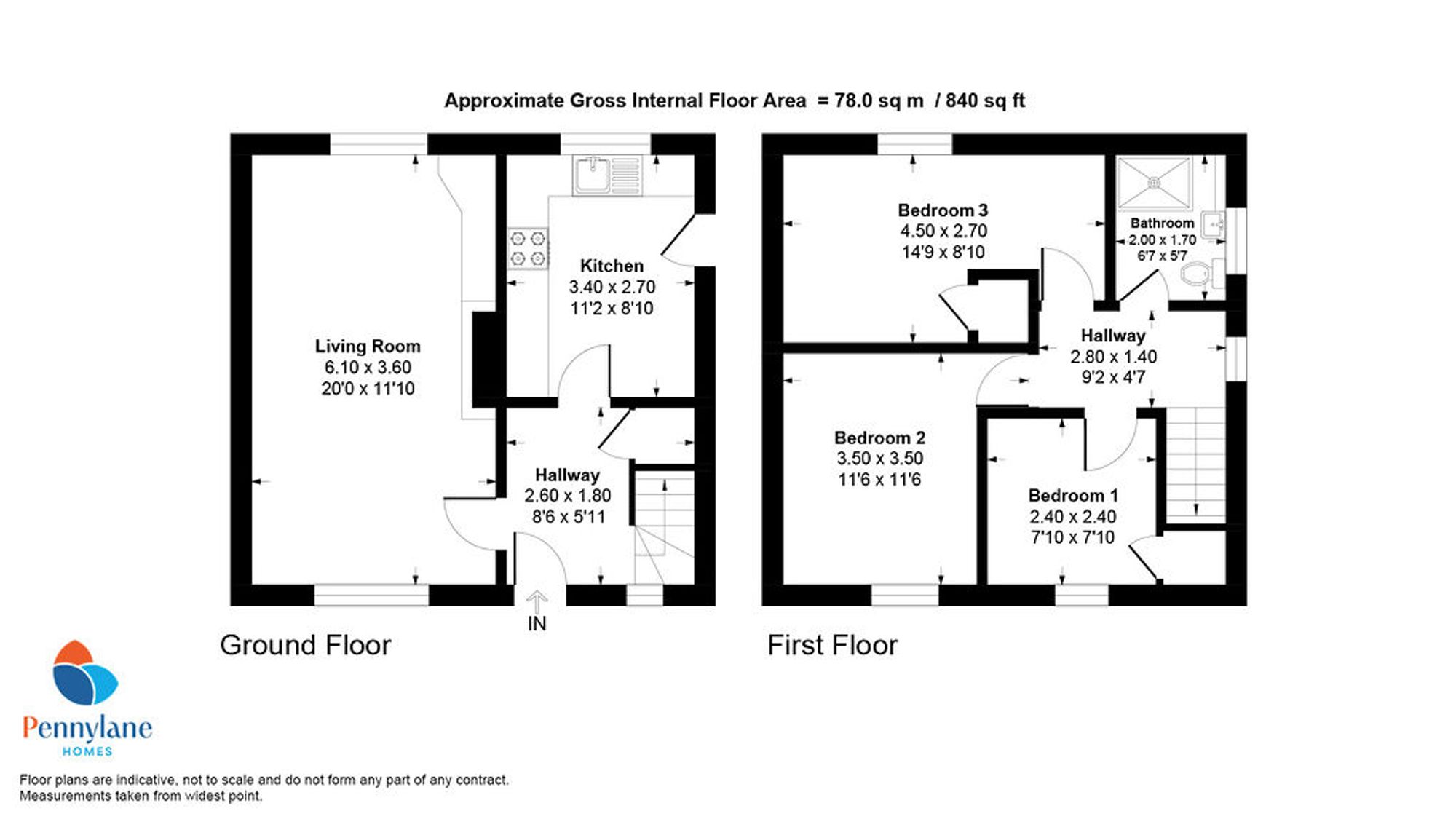 120 Elm Drive, Johnstone floorplan