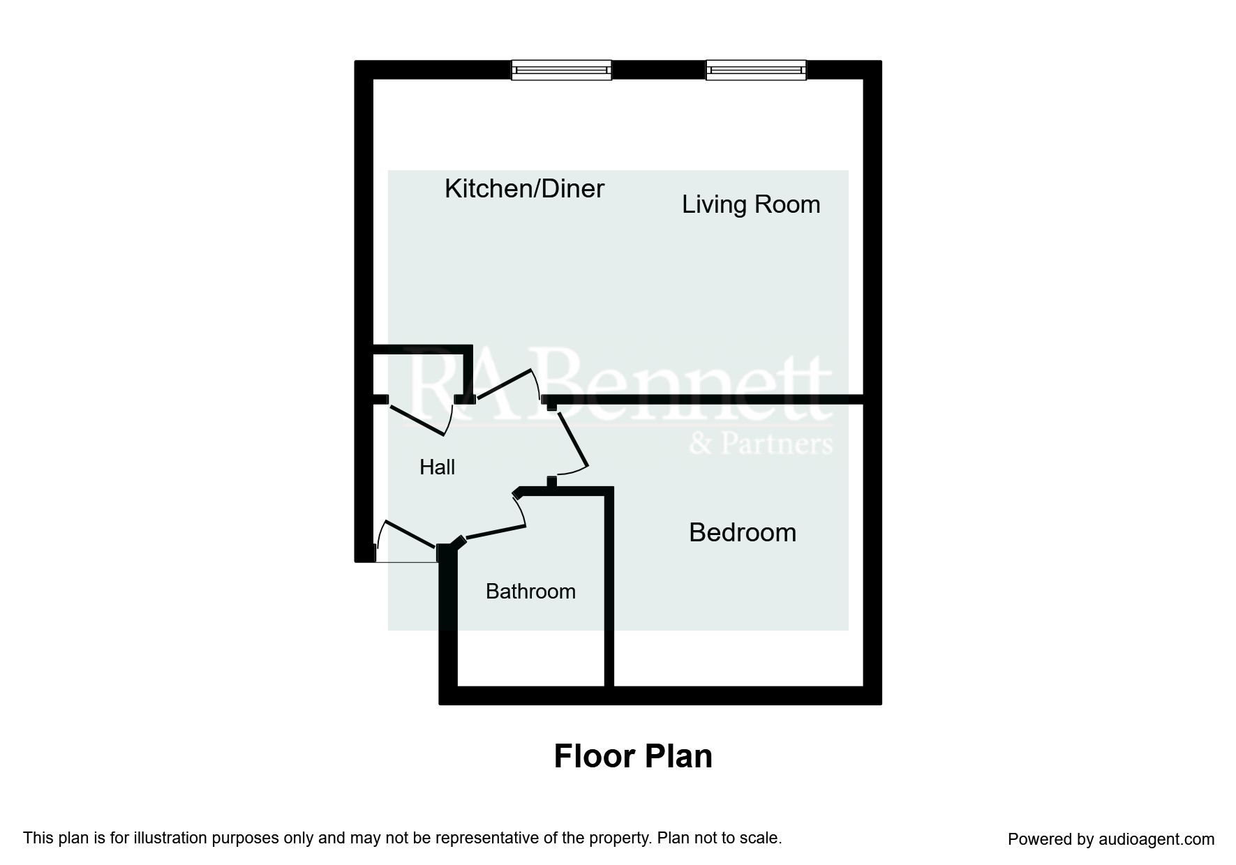 Apt 46, Worcester floorplan
