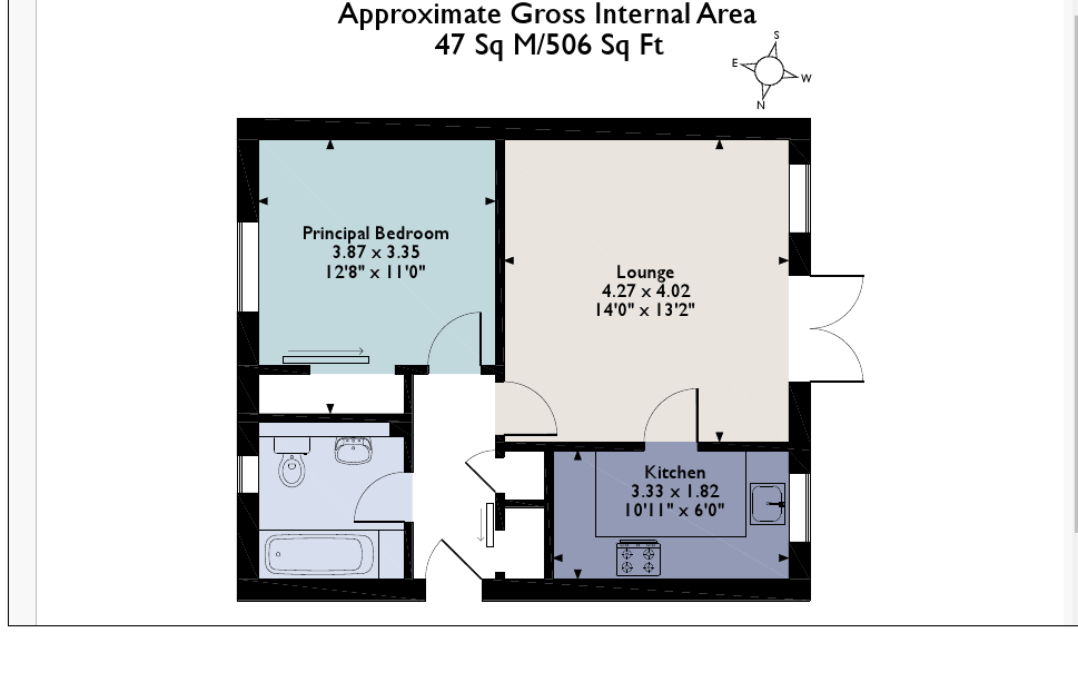 Flat 3,, Morley Court, Cambridge floorplan