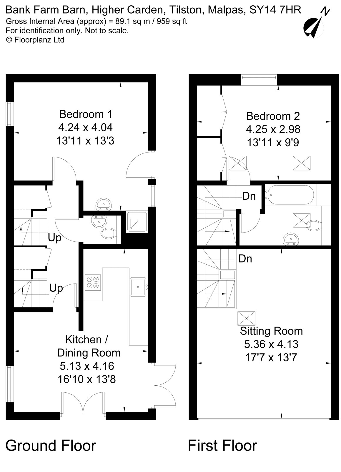 Bank Farm Barn,, Higher Carden, Malpas floorplan
