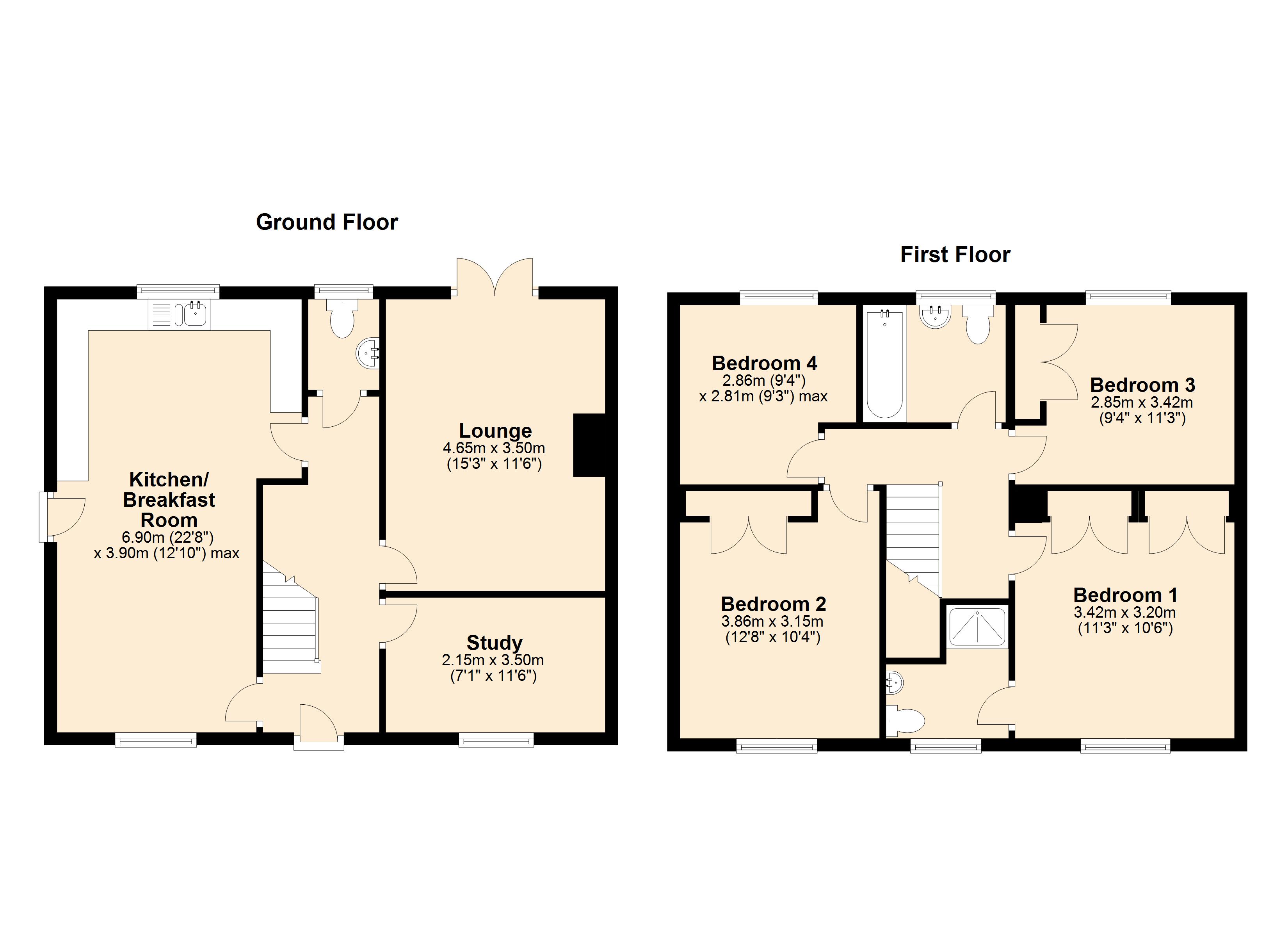 4 Bedrooms Detached house for sale in Chapel Meadow, Llangrove, Ross-On-Wye HR9