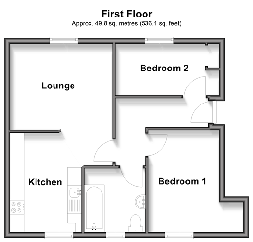 Victoria Road, Cranleigh floorplan