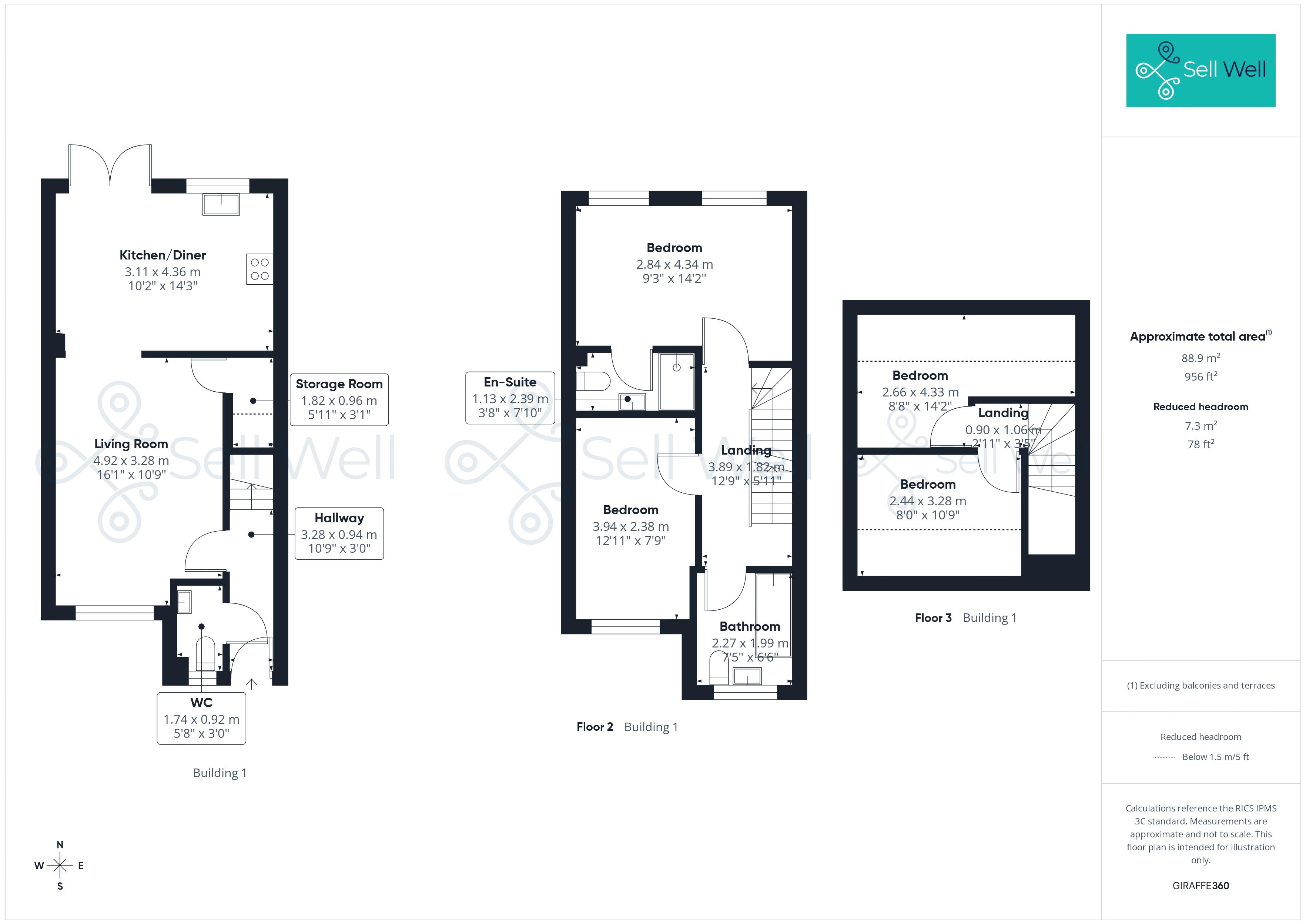63, Hill Top Road, Manchester floorplan