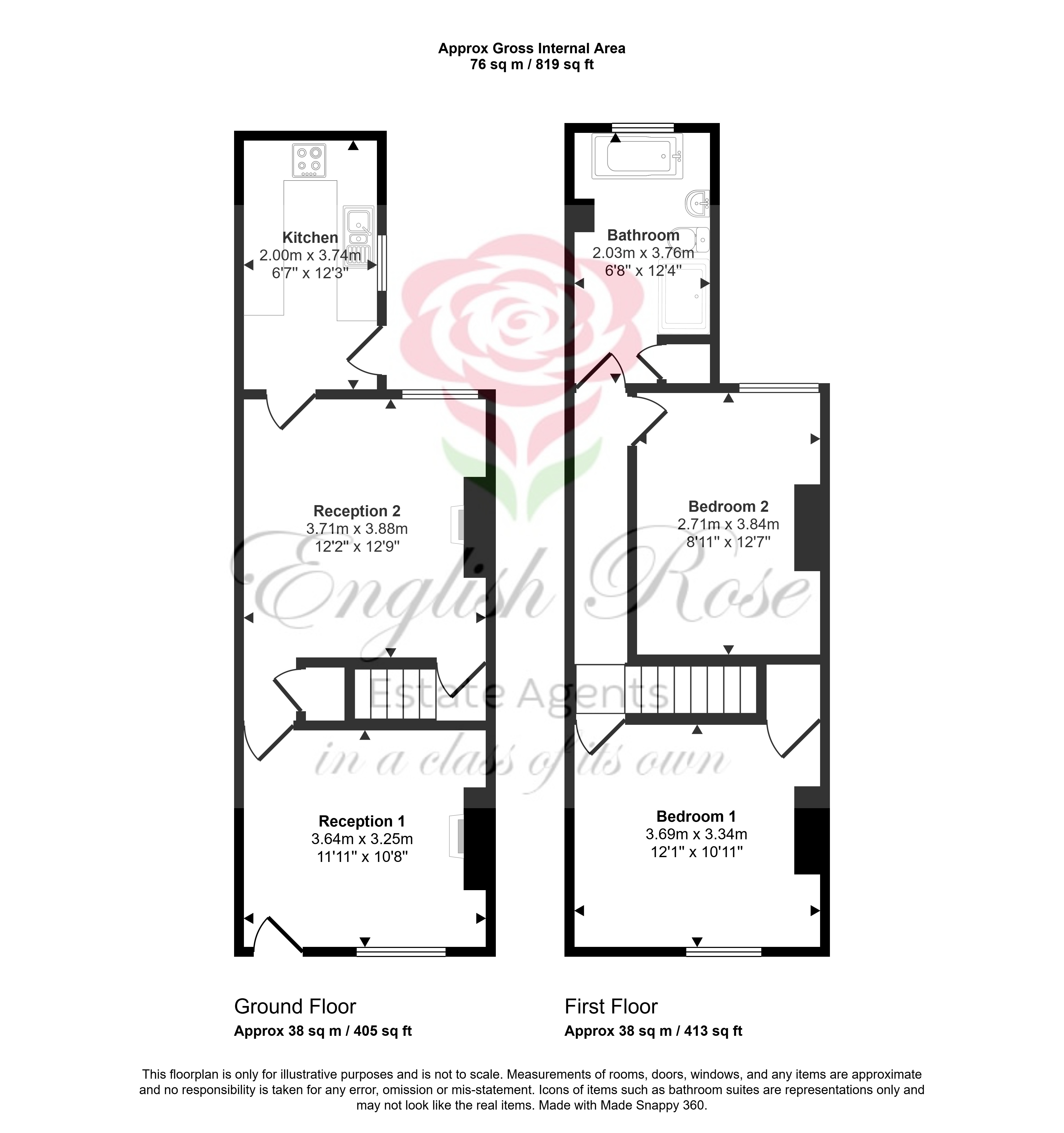 11, St Thomas Avenue, Kirkby In Ashfield floorplan