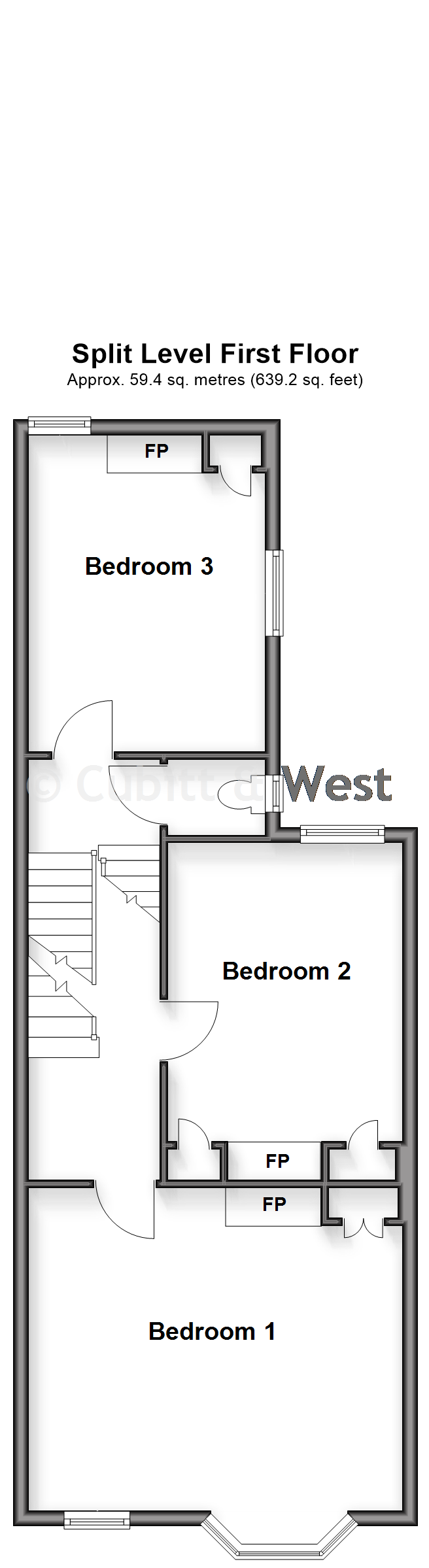 15, Taswell Road, Southsea floorplan