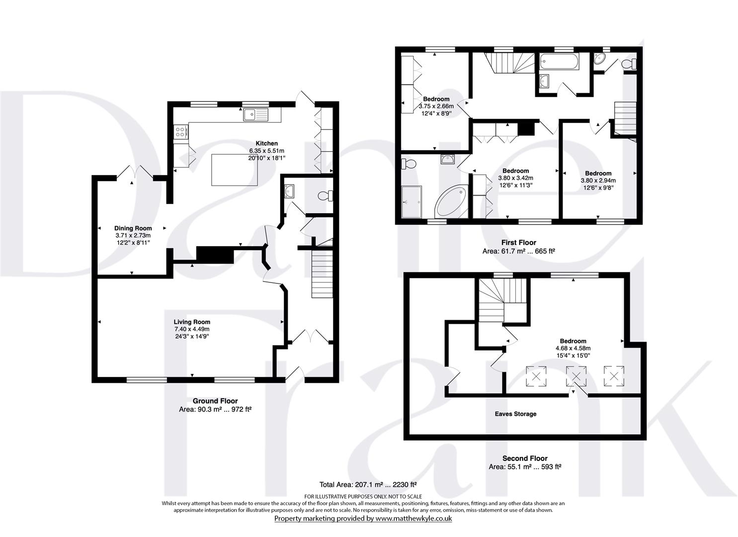 9, Durnell Way, Loughton floorplan