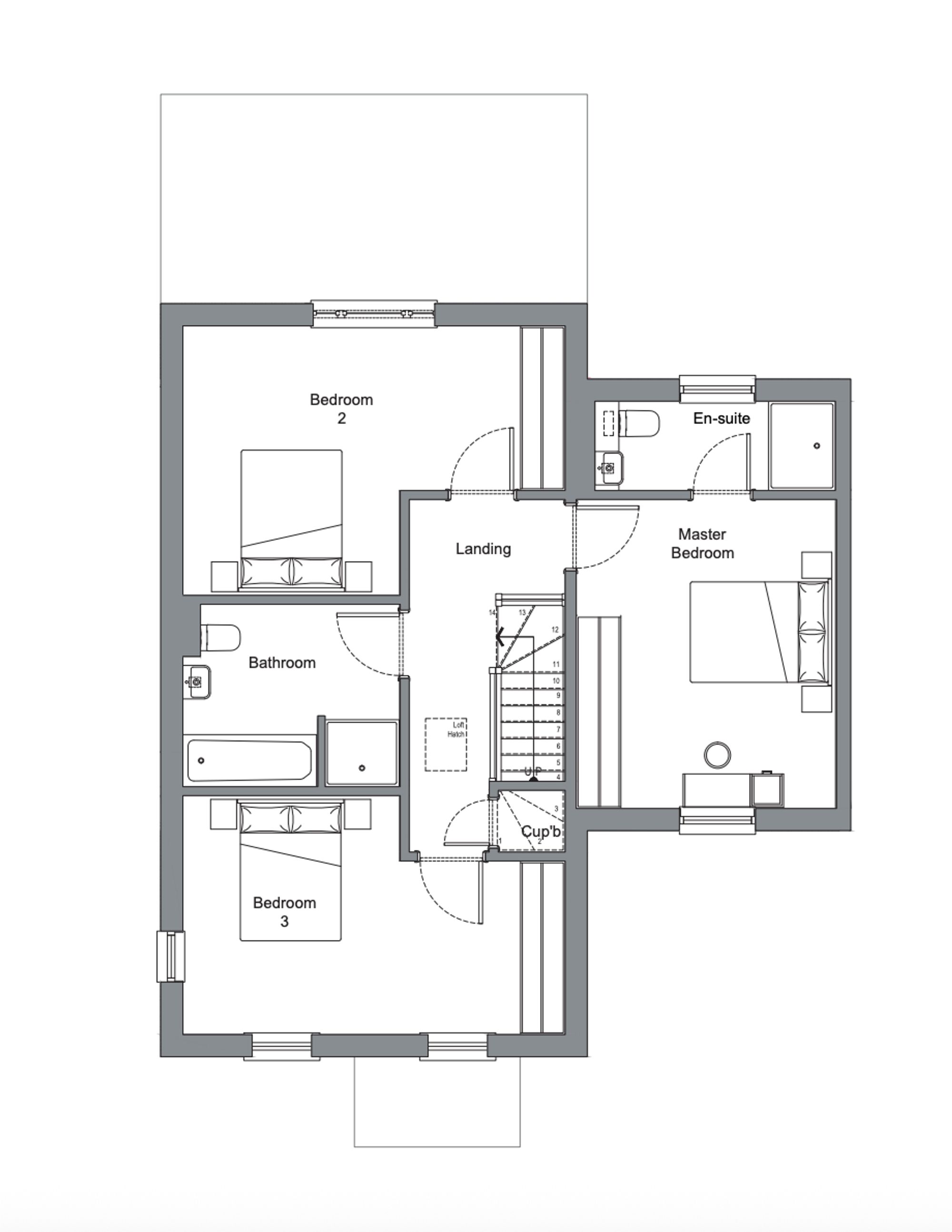 Plot 5, Alexander Lane, Brentwood floorplan