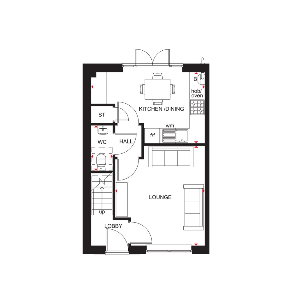 "Roseberry" at Liverpool Road, Formby, Liverpool L37, 2 bedroom semi