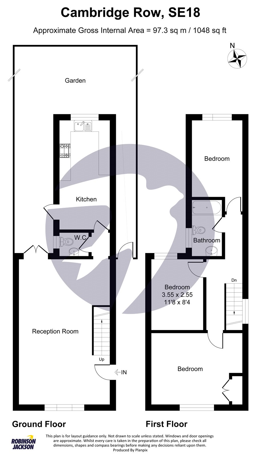 8, Cambridge Row, Woolwich floorplan