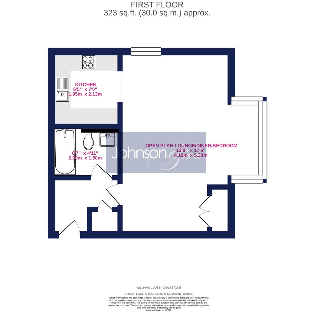 22, Williams Close, Addlestone floorplan