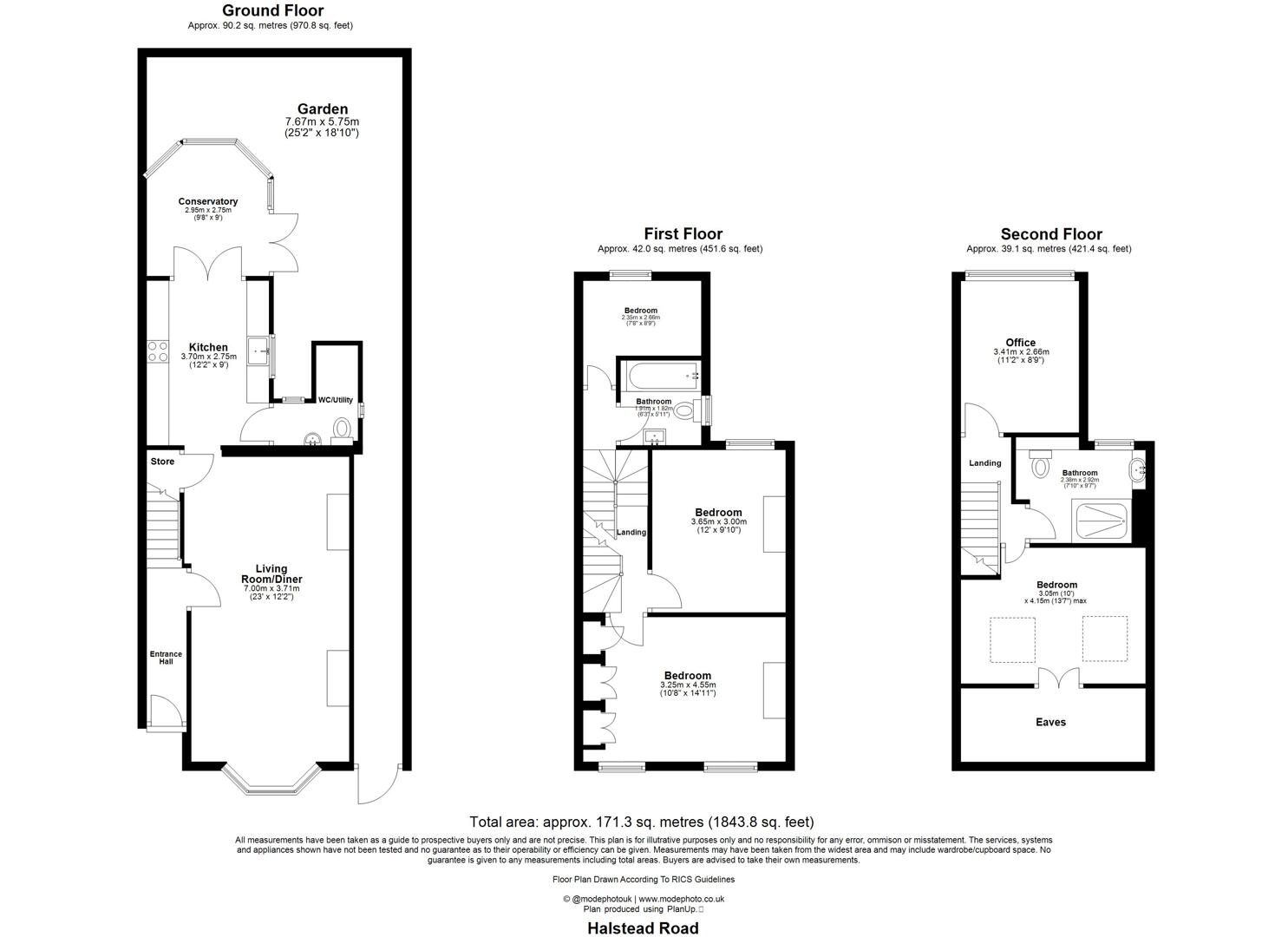 12, Halstead Road, Wanstead floorplan