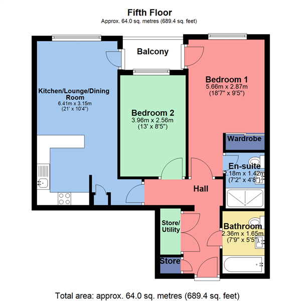2 Bedrooms Flat for sale in K D Tower, Cotterells, Hemel Hempstead, Hertfordshire HP1