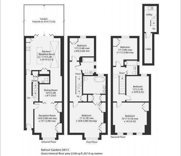25, Balmuir Gardens, London floorplan