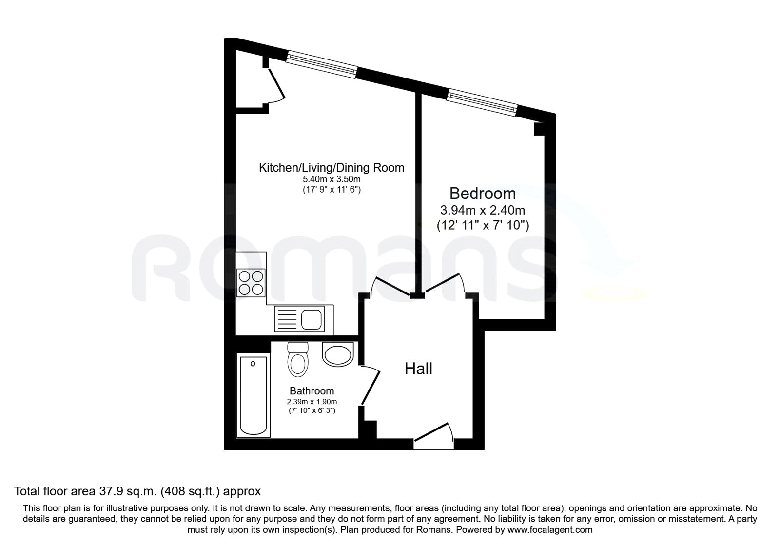 Flat 19, 173-174, Friar Street, Berkshire floorplan