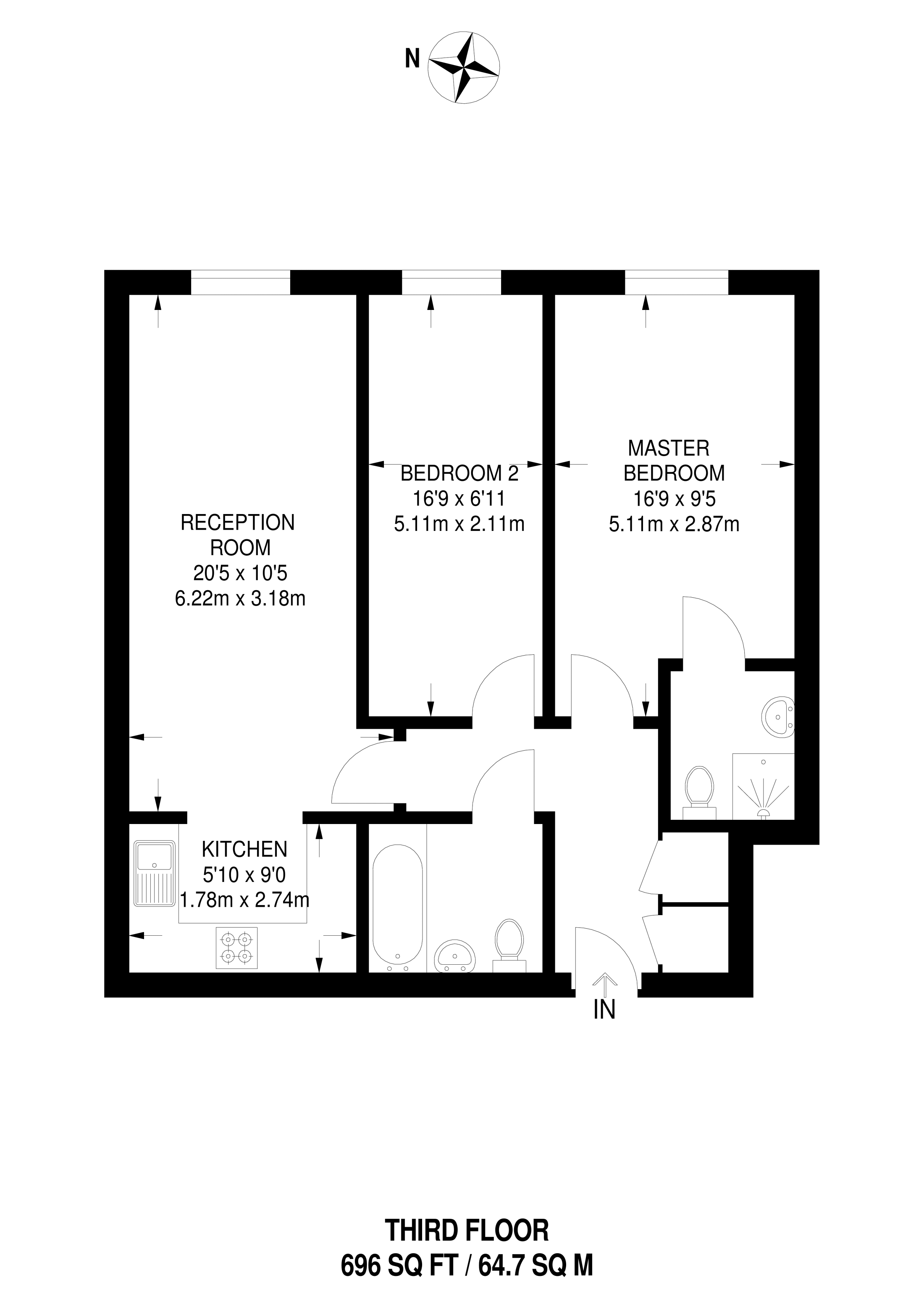 2 Bedrooms Flat to rent in Wooldridge Close, Bedfont TW14