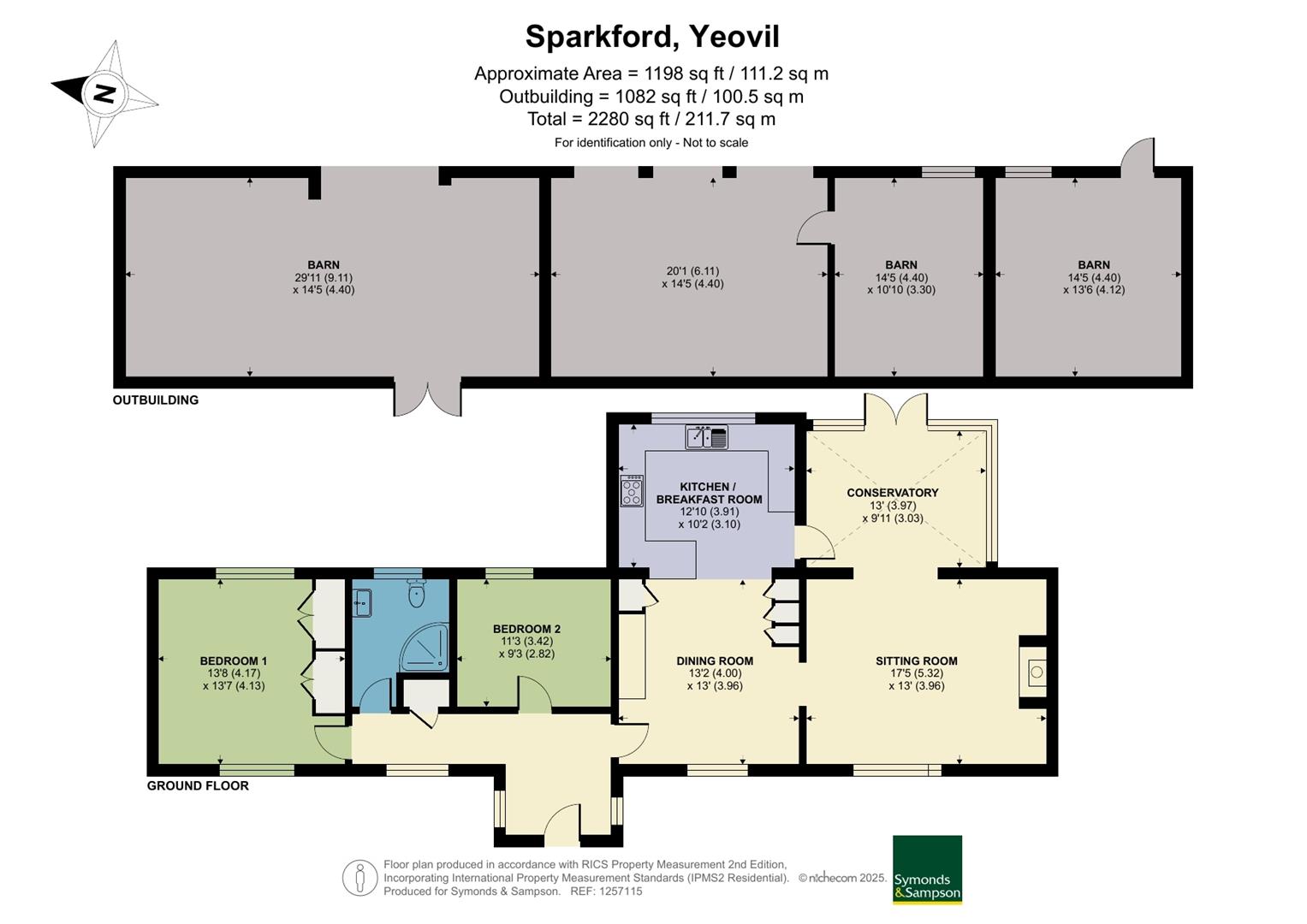Willow Lodge, Sparkford, Somerset floorplan