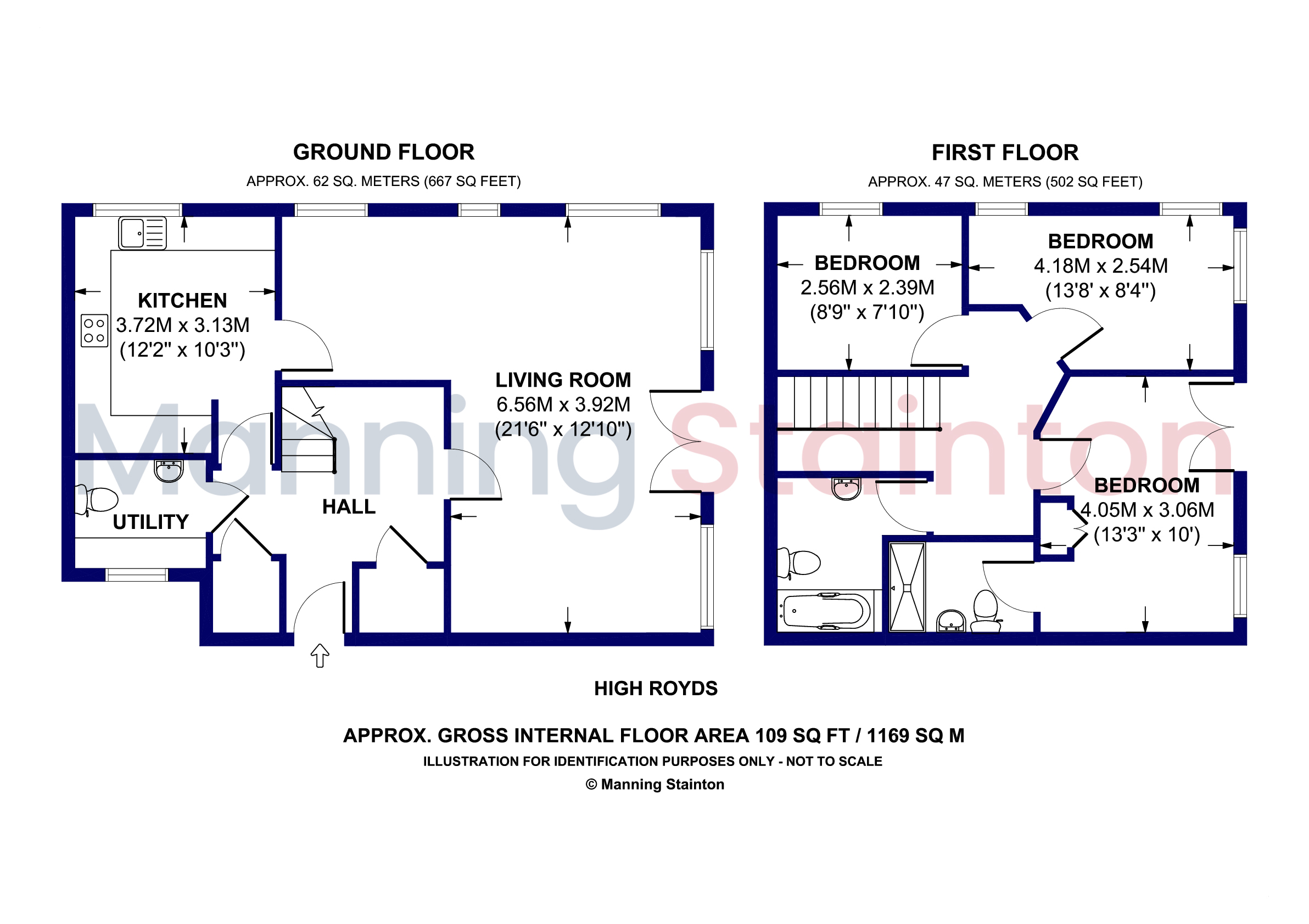 11, High Royds Drive, Ilkley floorplan