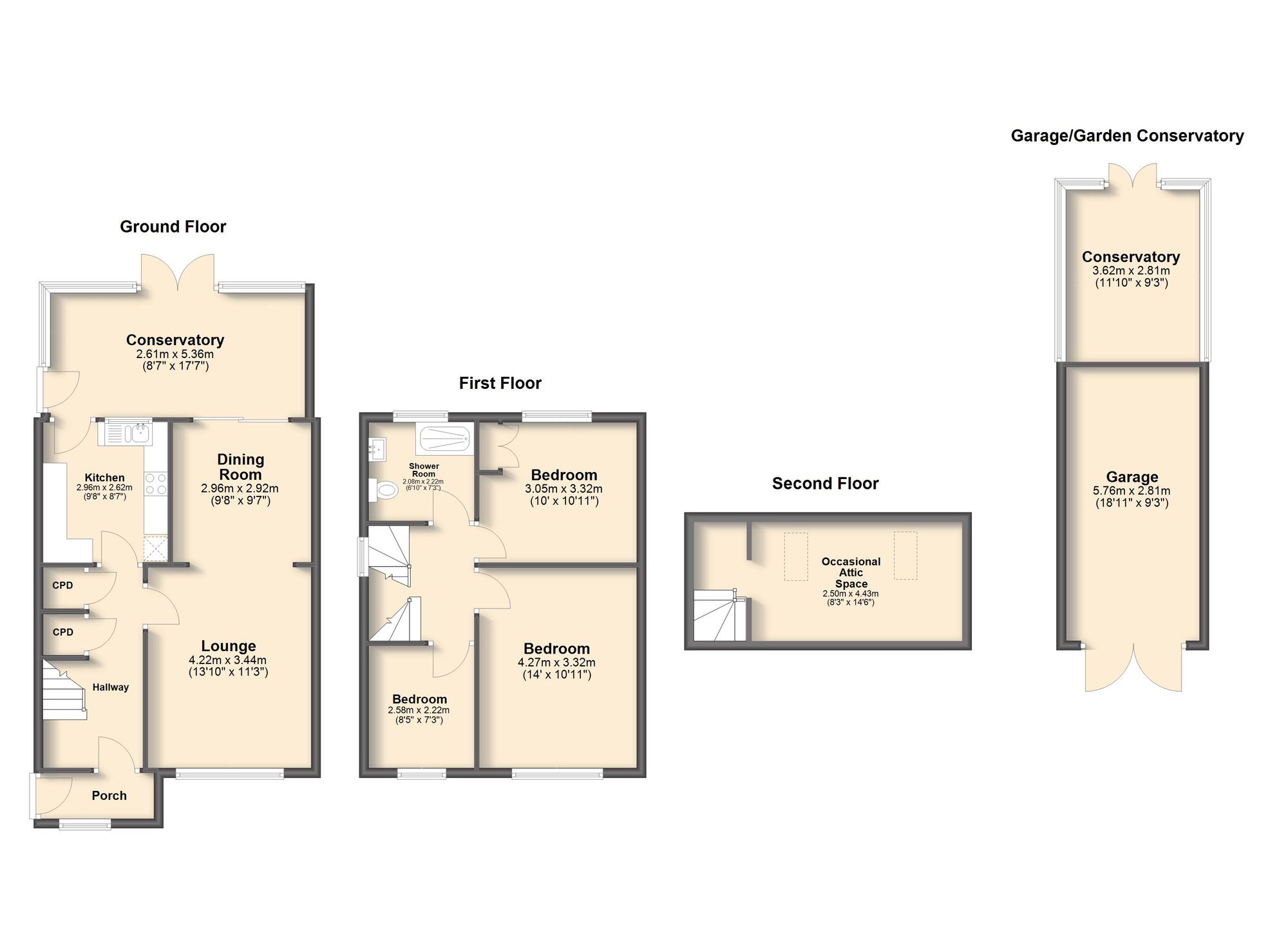 6 Northlands, Sheffield floorplan