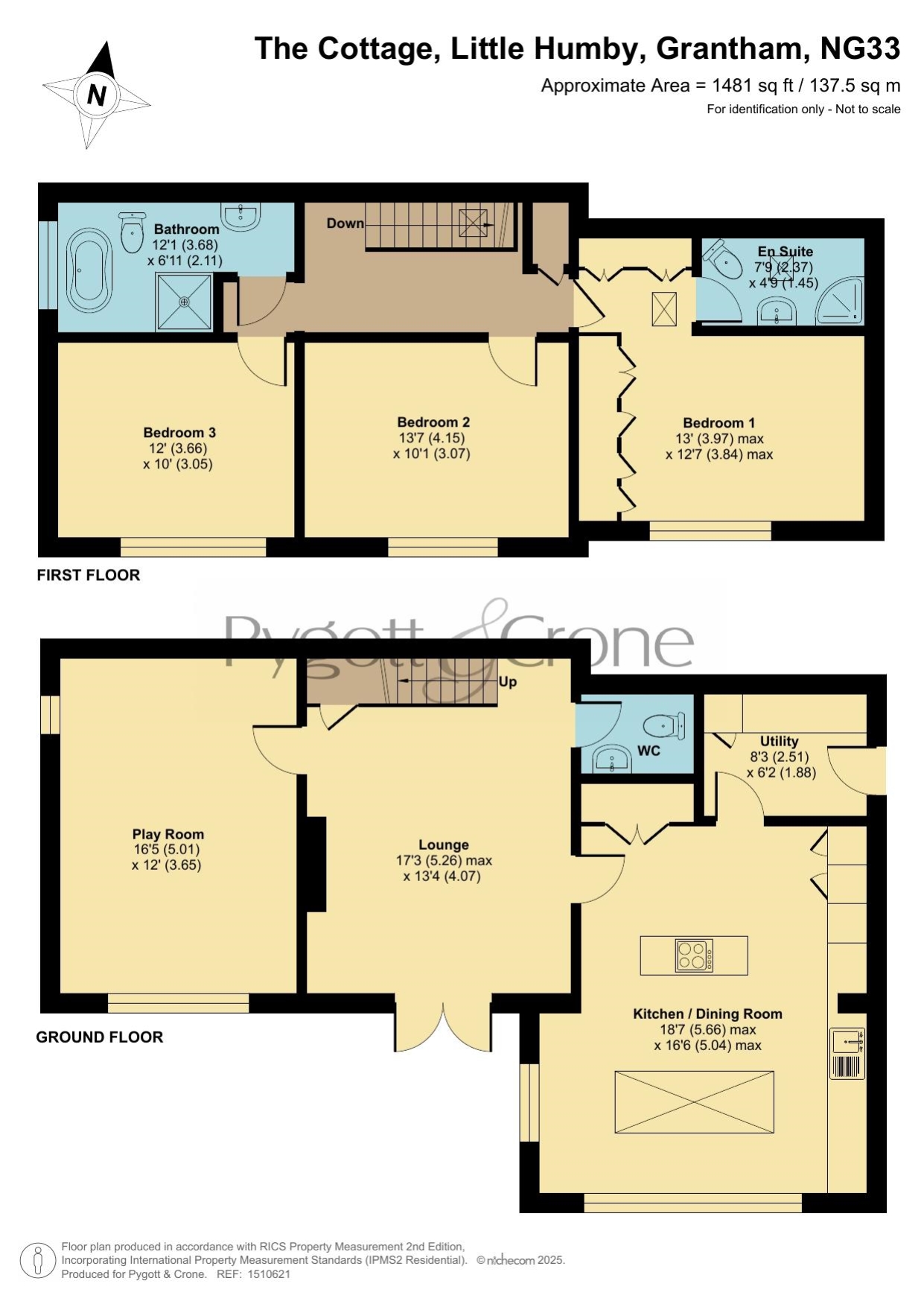The Cottage, Grantham floorplan