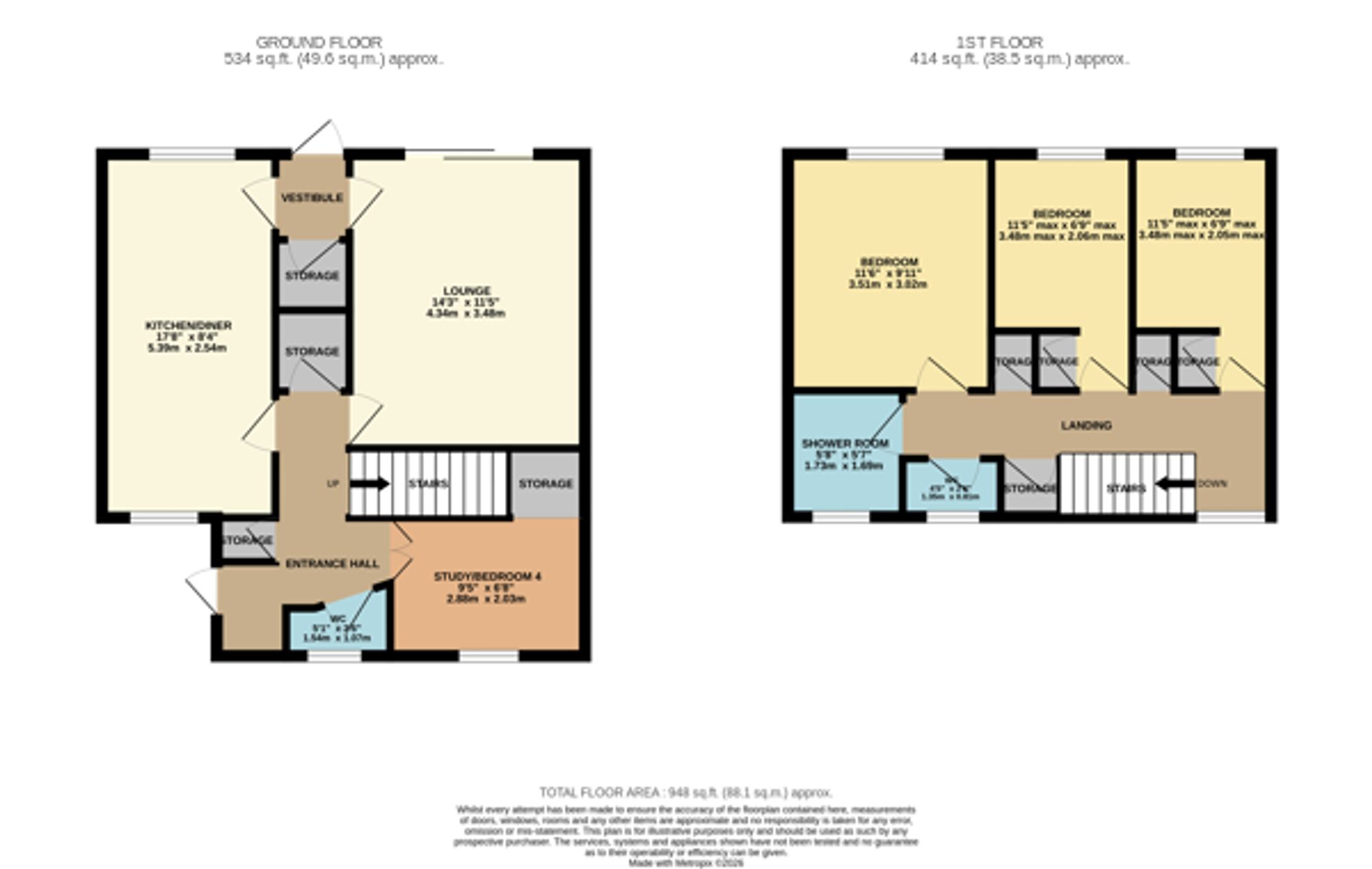 9 Kentford Grove, Bolton floorplan