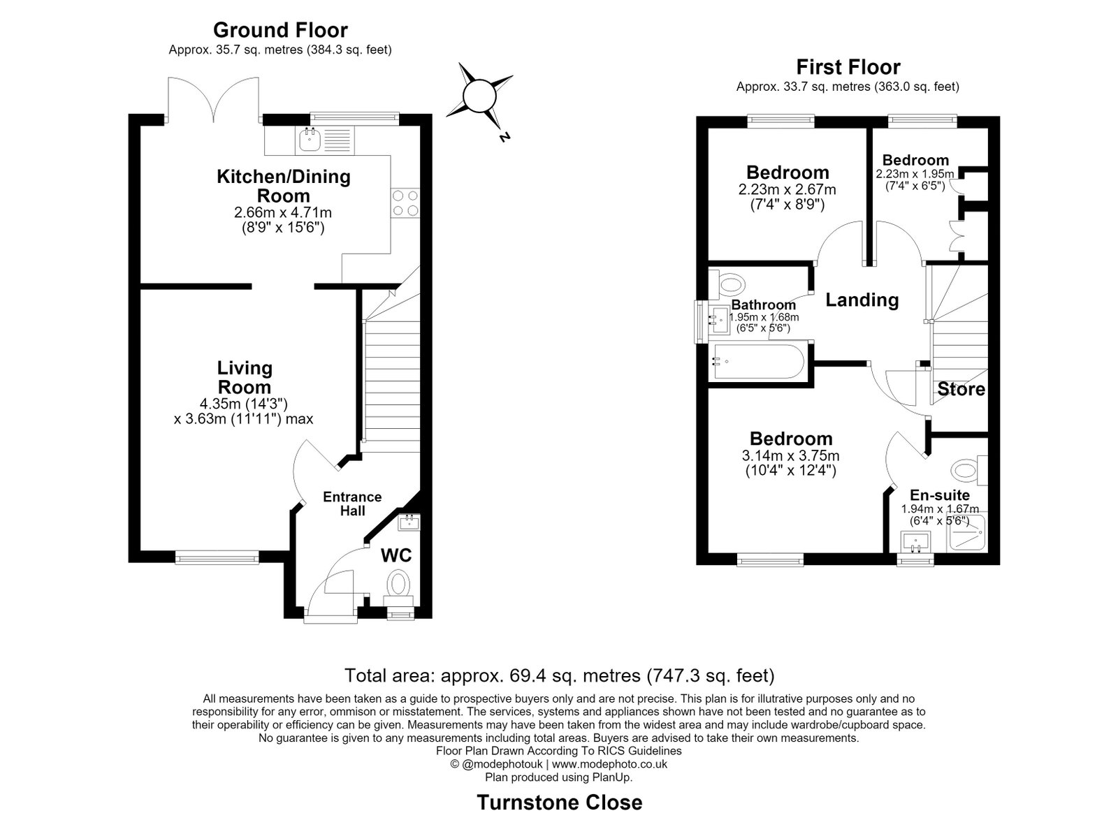 39, Turnstone Close, Tilbury floorplan