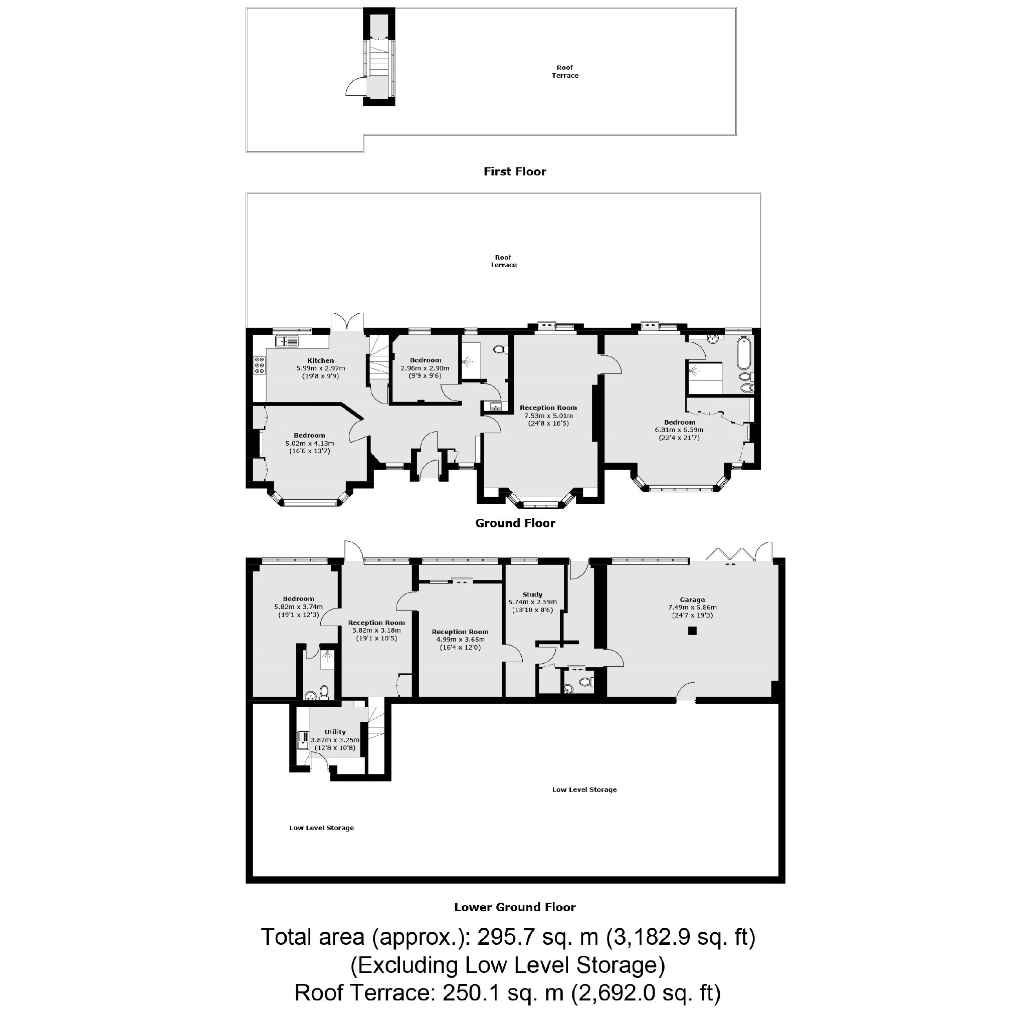 11, Hillside Road, London floorplan