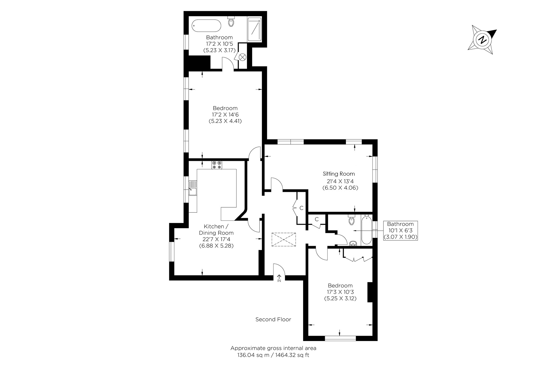 8,, Bragbury House, Bragbury End floorplan
