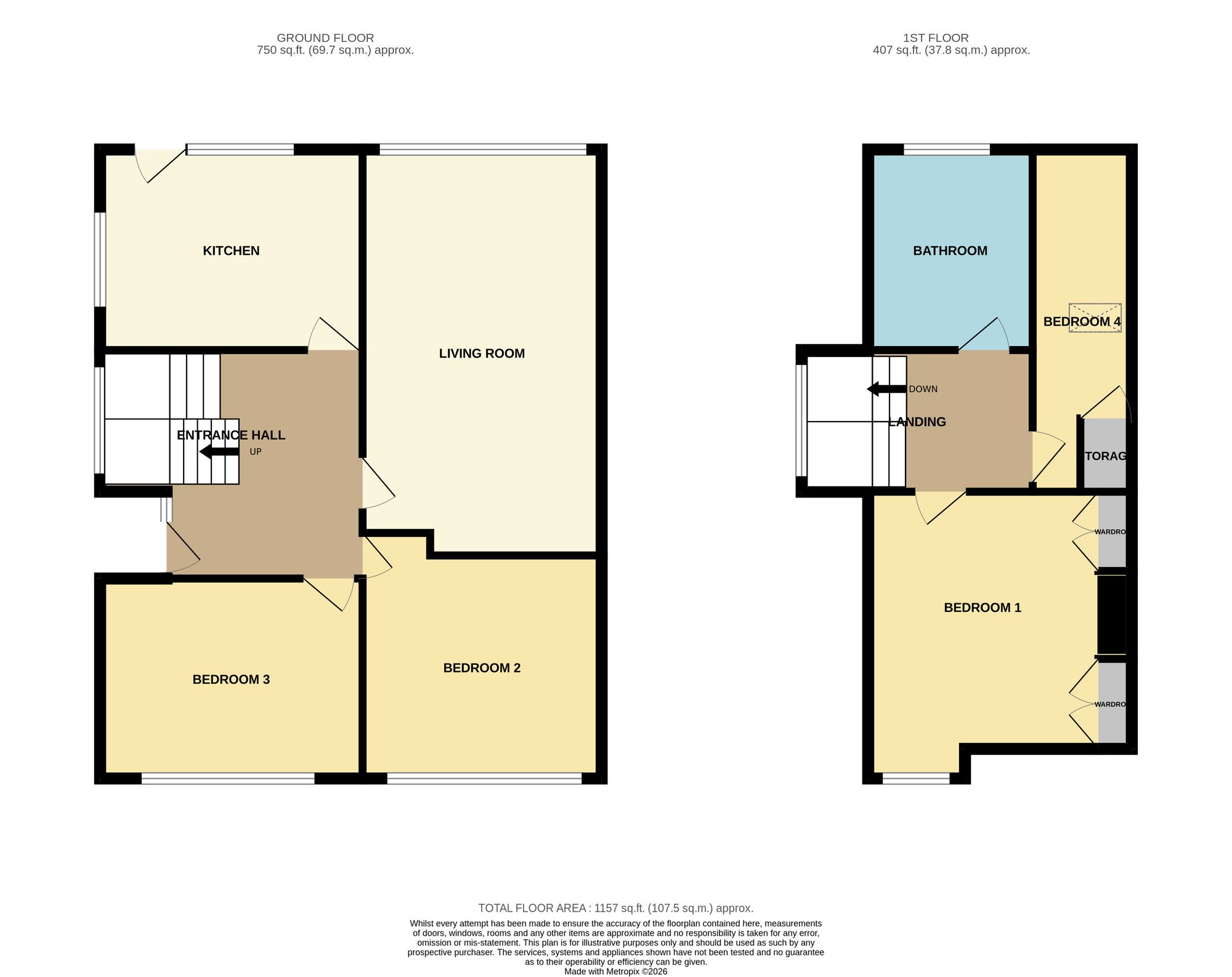 11 Greencroft Gardens, Scarborough floorplan