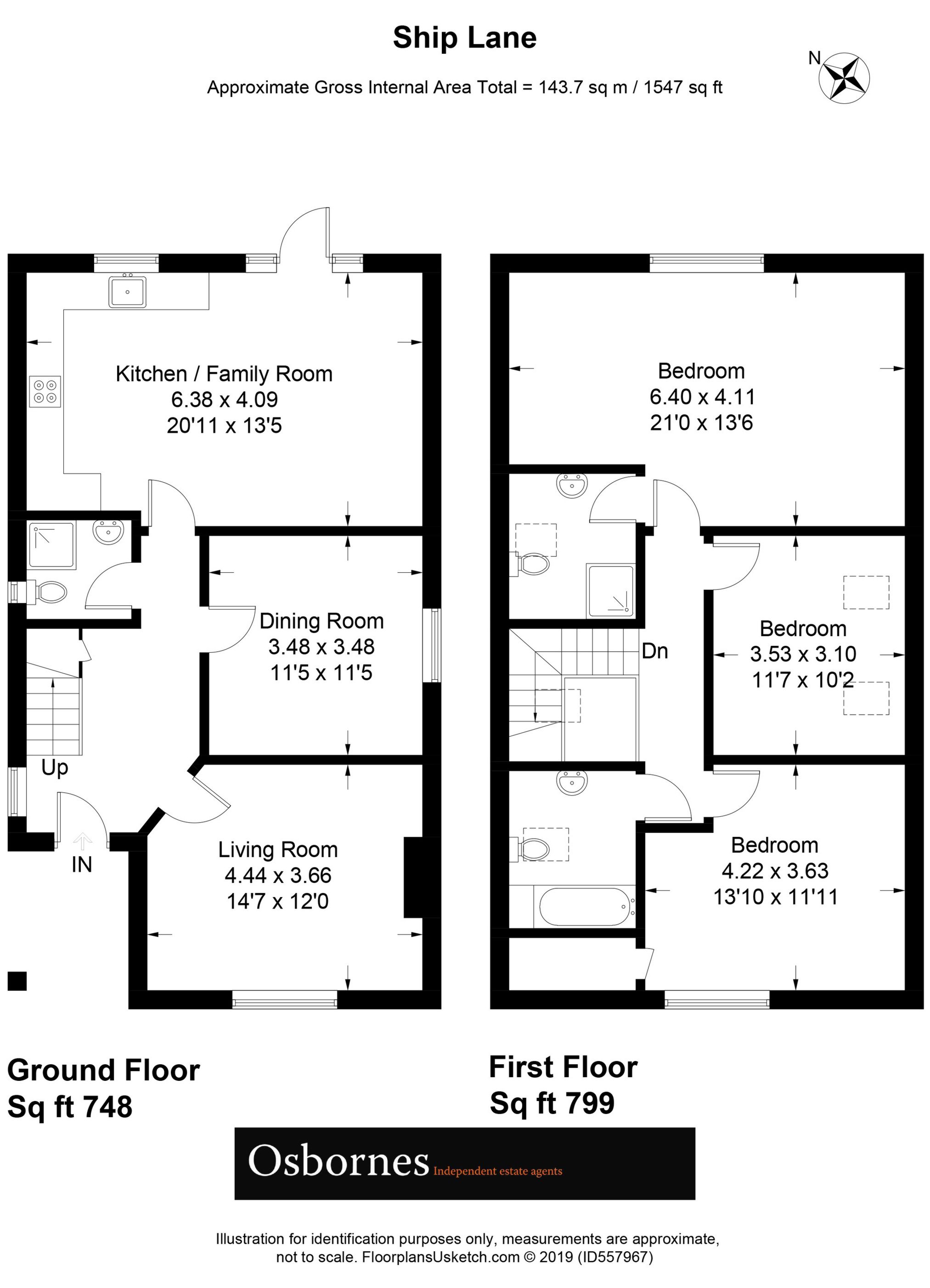 3 Bedrooms Detached house for sale in Ship Lane, Farnborough GU14