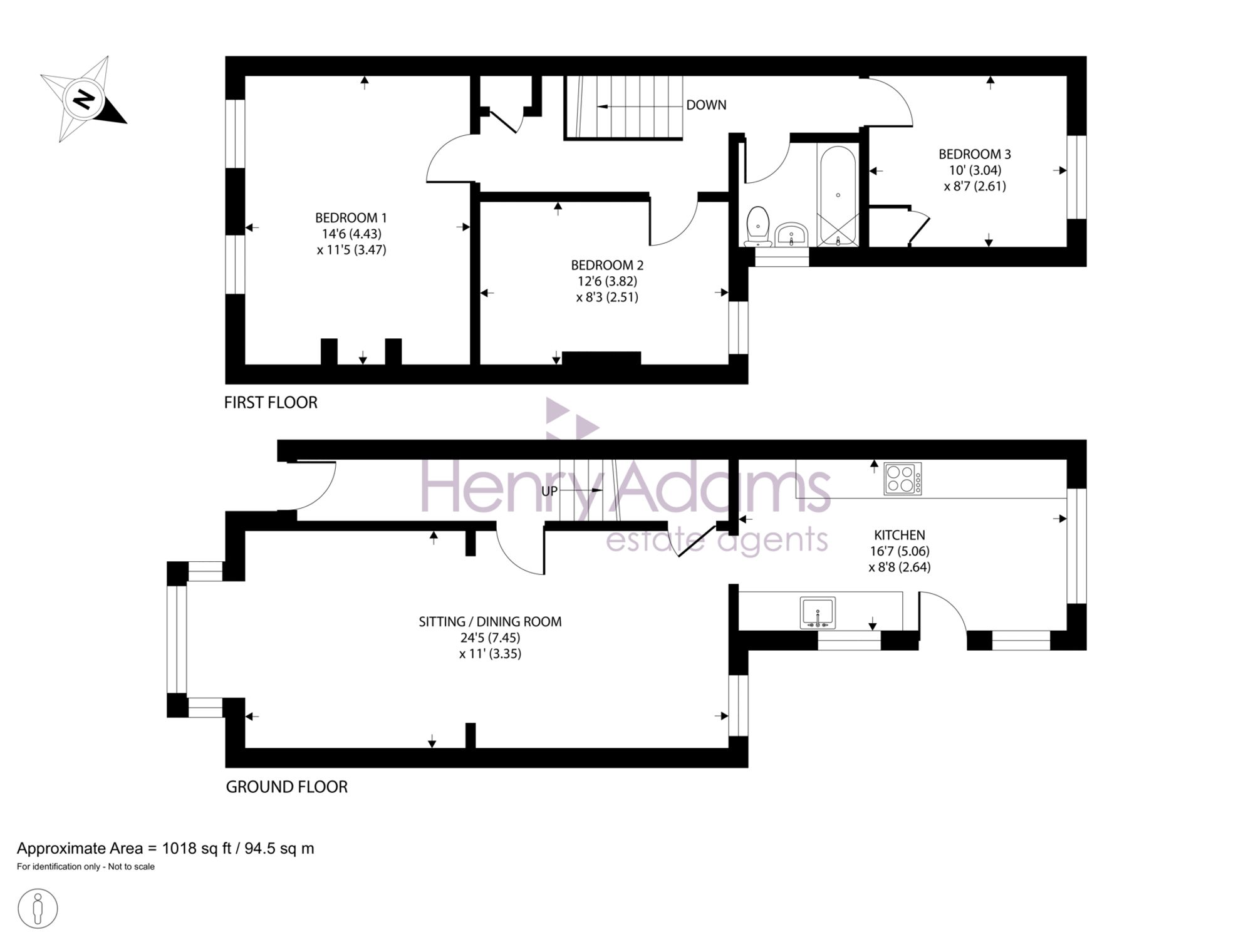 24 London Road, Pulborough floorplan
