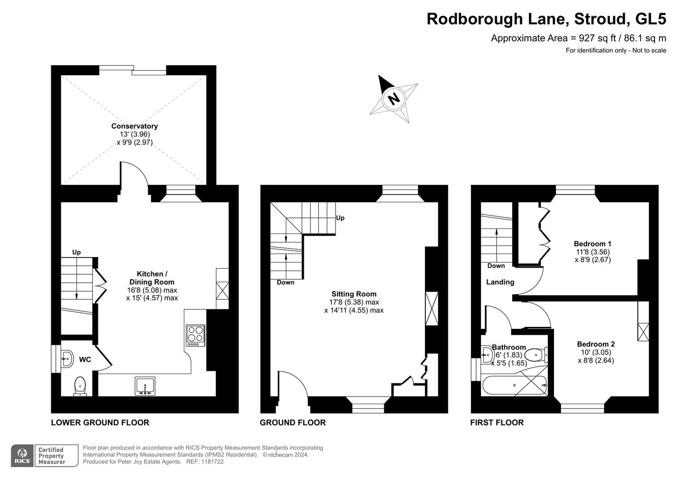 Hillview Cottage, Rodborough Lane, Stroud, GL5 floorplan