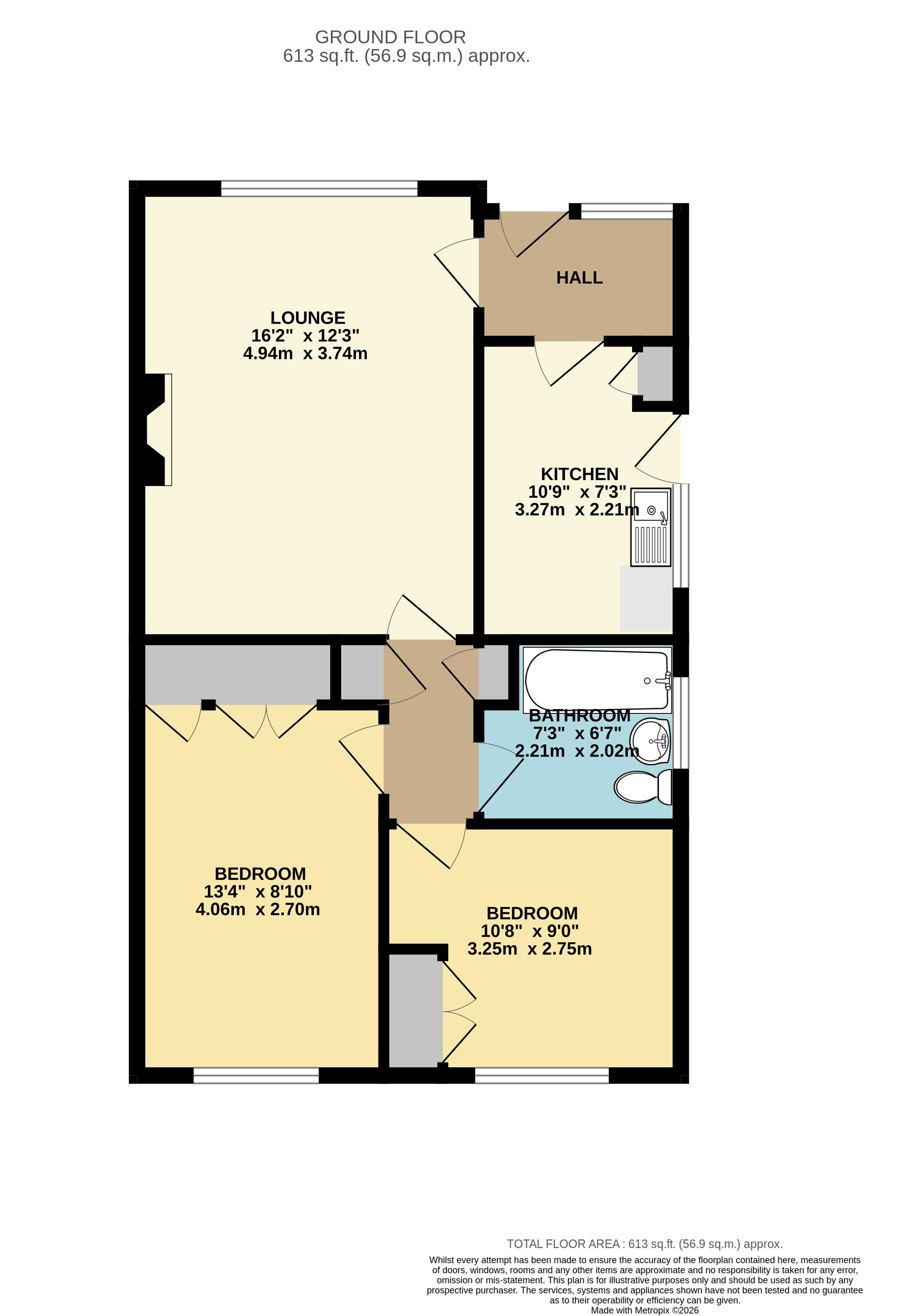 26, Highwood Avenue, Leeds floorplan