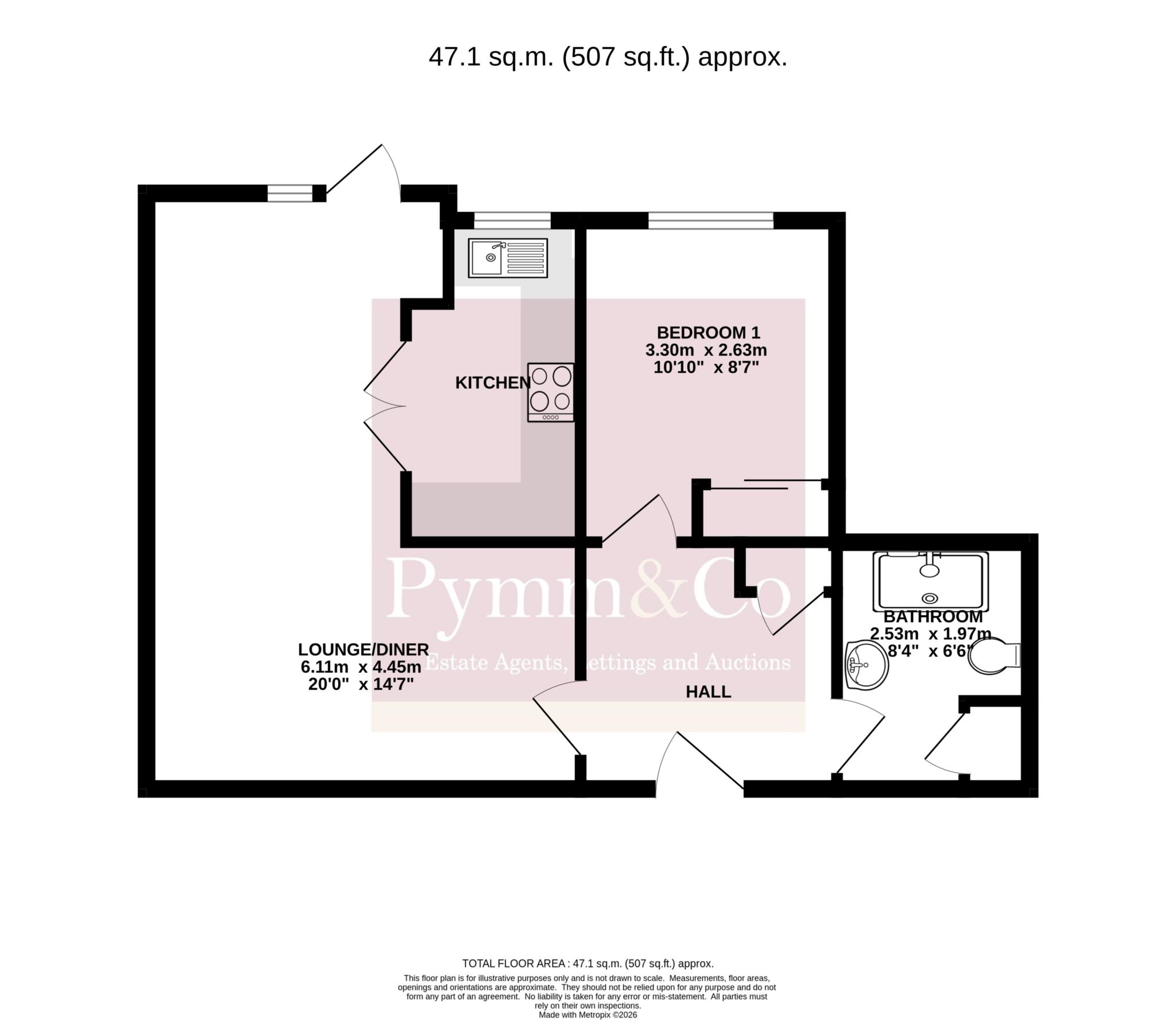 26, Royal Arch Court, Norwich floorplan
