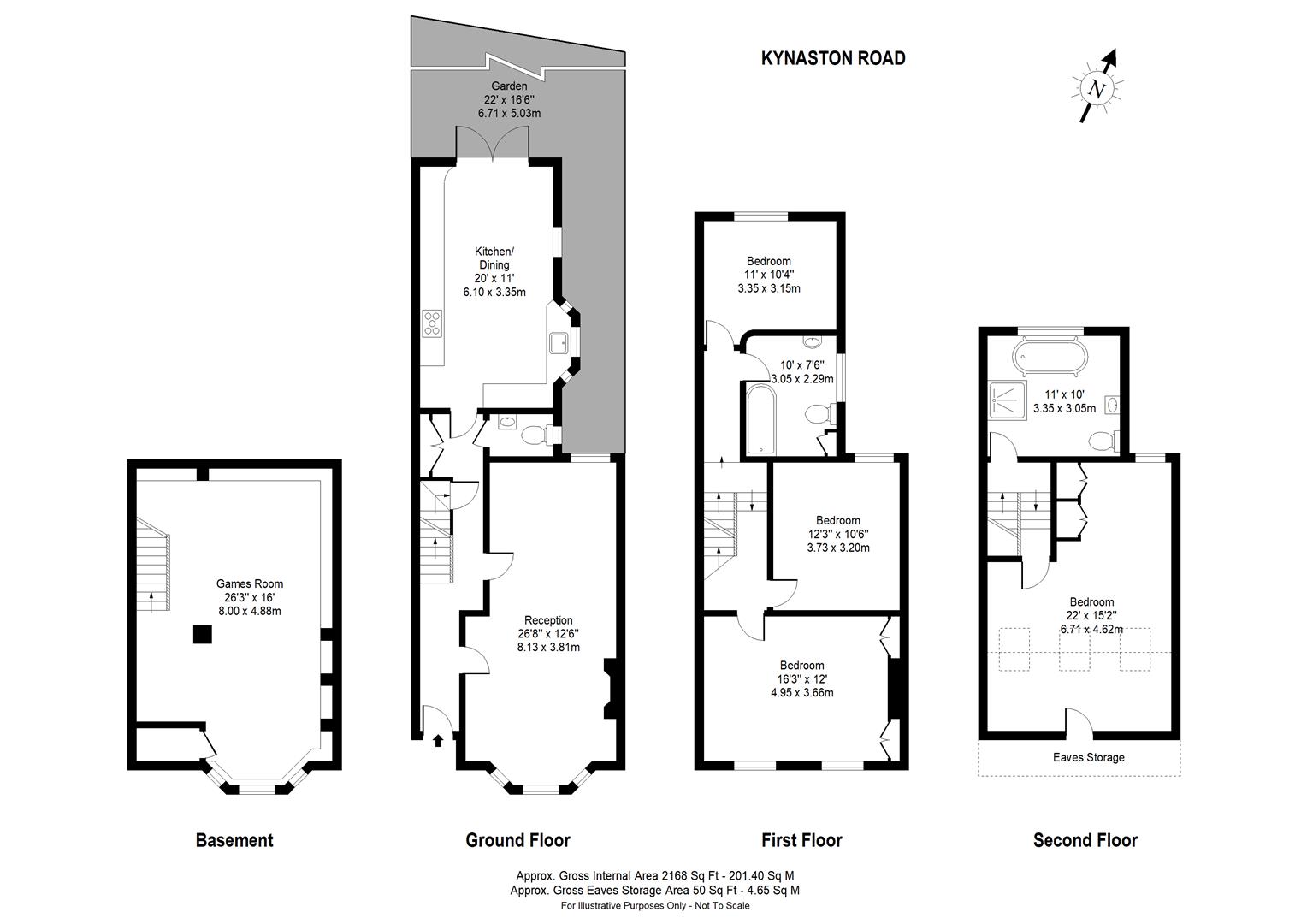 34, Kynaston Road, London floorplan