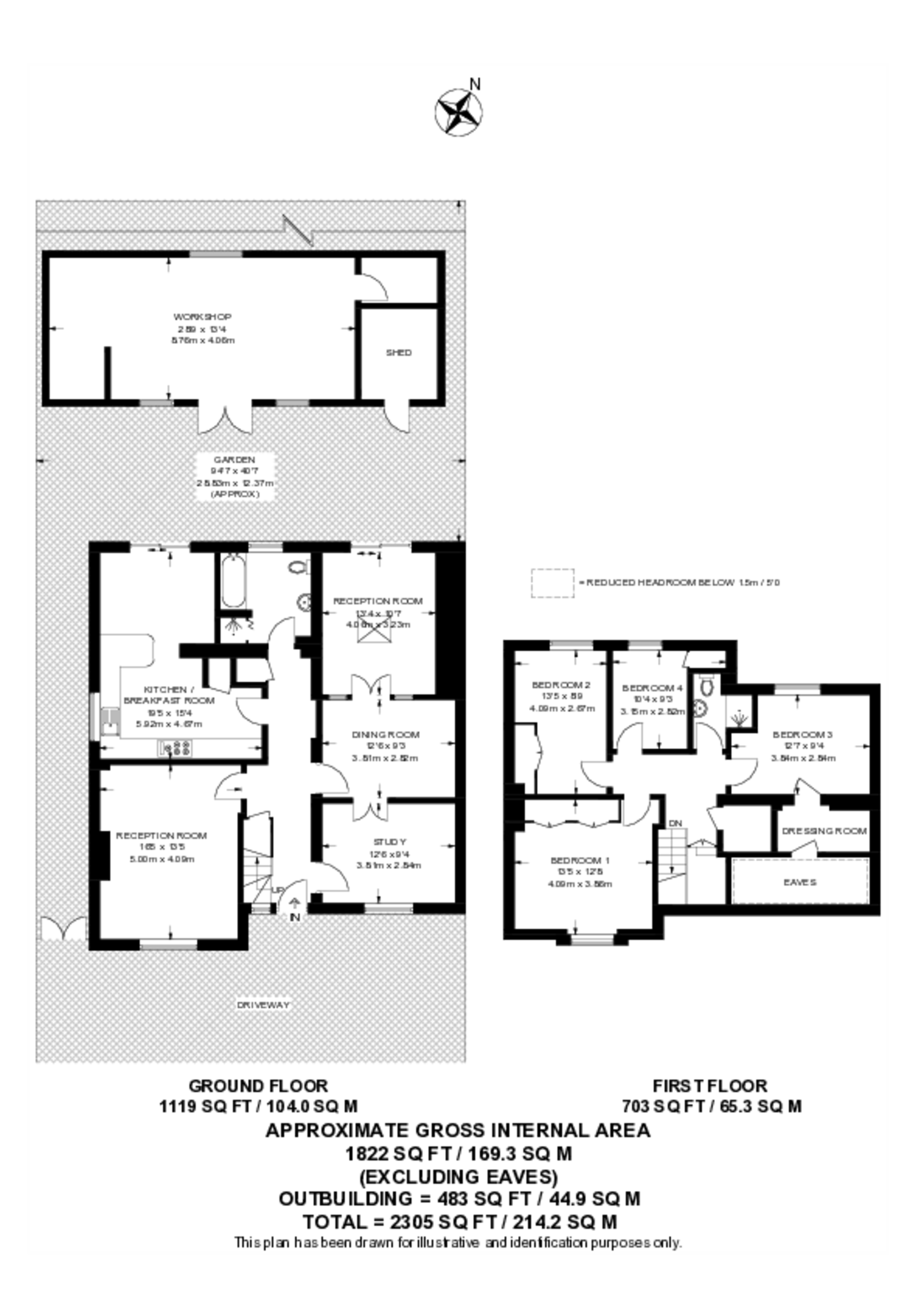 Potters Grive, New Malden floorplan