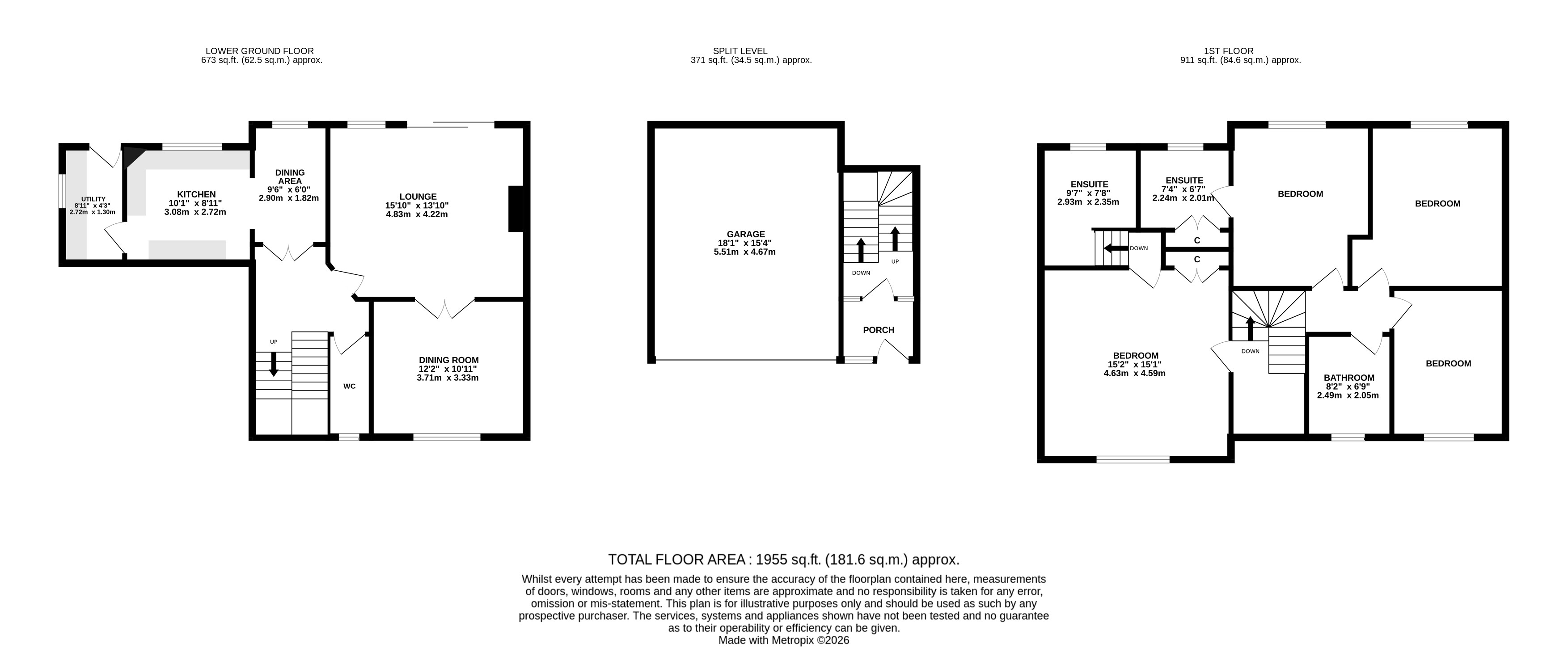 15, Banklands Avenue, Keighley floorplan