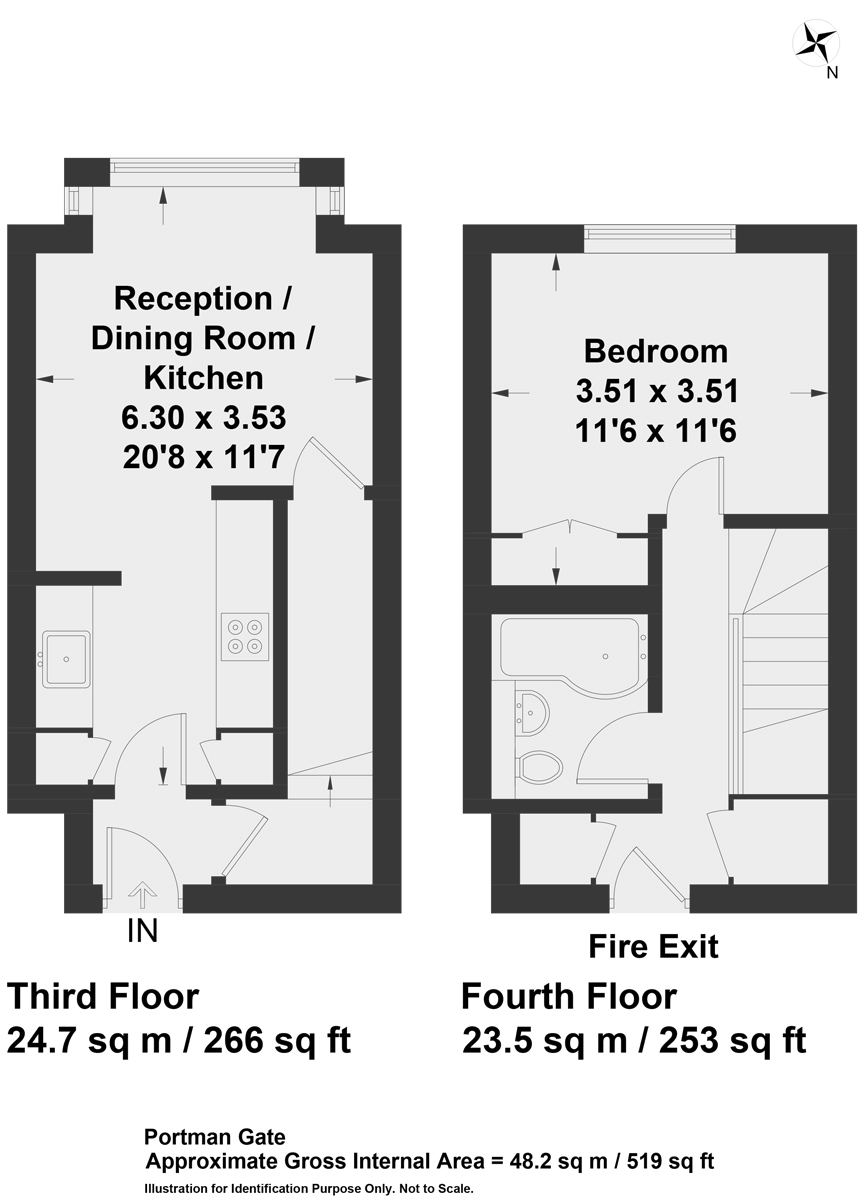 1 Bedrooms Flat to rent in Portman Gate, 104 Lisson Grove, Marylebone NW1