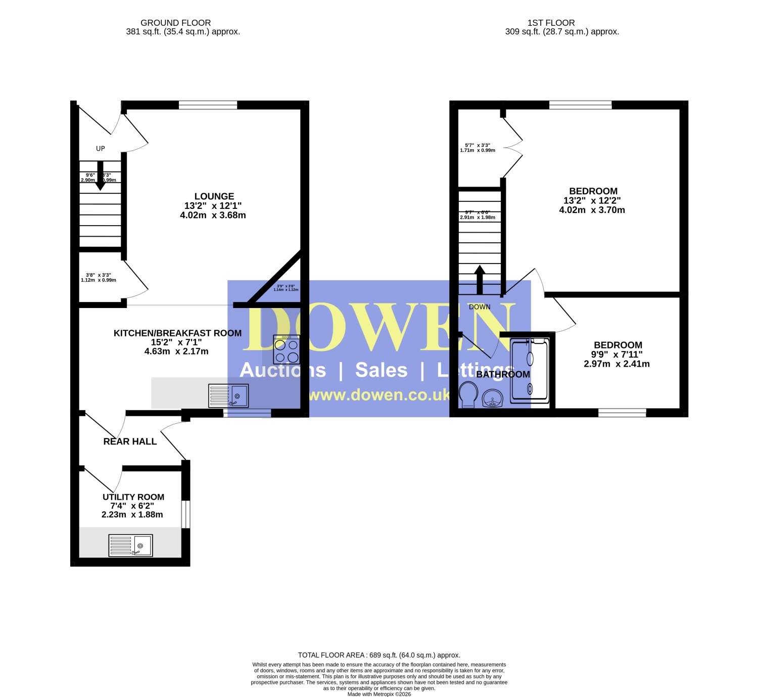 12, Coronation Terrace, Durham floorplan