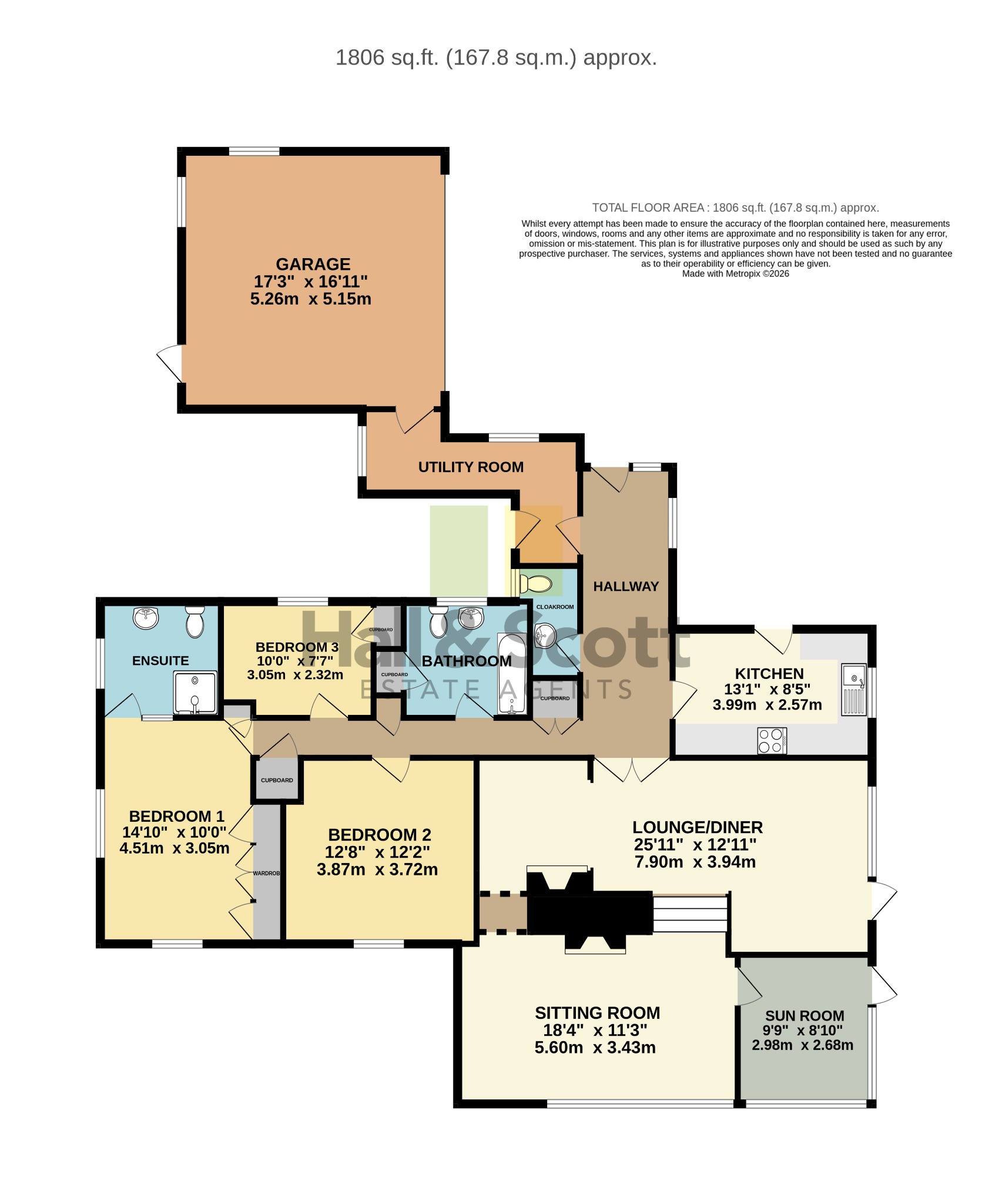 Barn Close, Higher Metcombe, Ottery Saint Mary floorplan