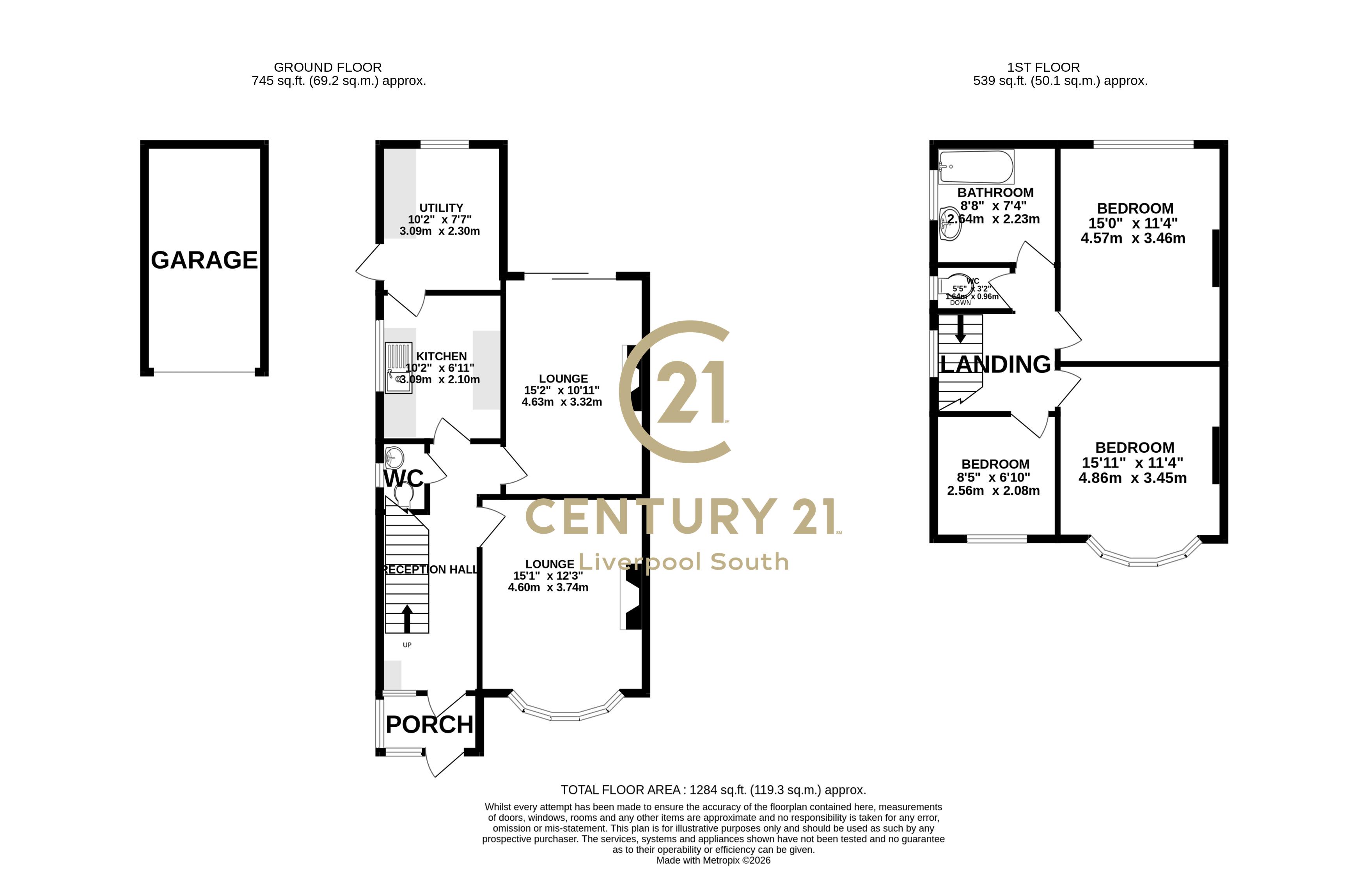 8, Chalfont Road, LIVERPOOL floorplan