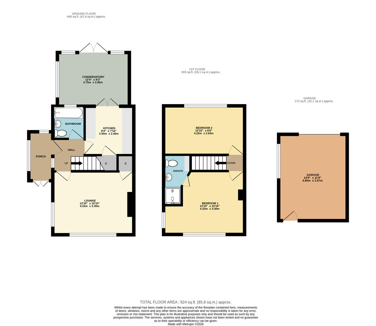 31, Buckingham Rise, Coventry floorplan