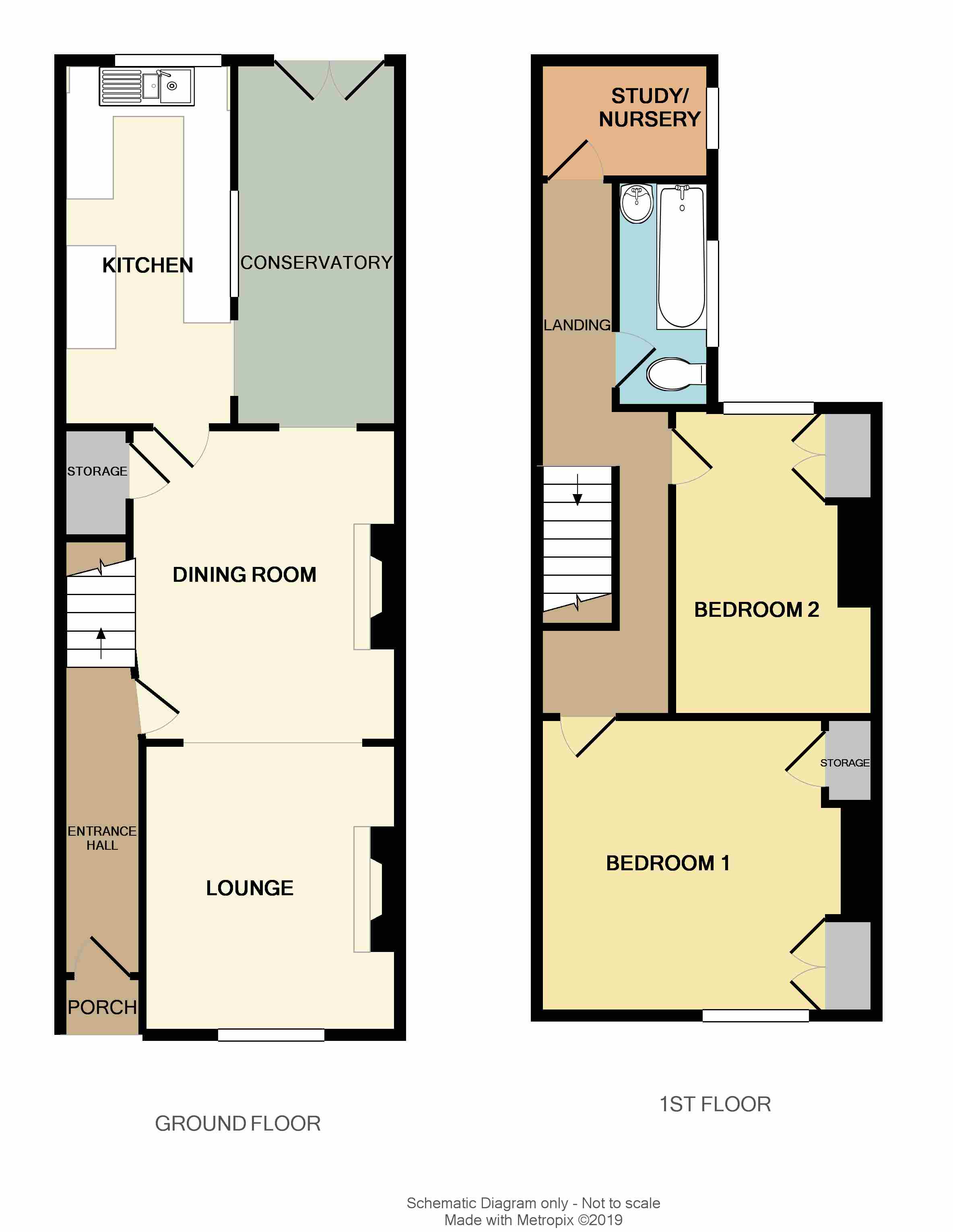 2 Bedrooms Terraced house for sale in Forest Road, Melksham SN12