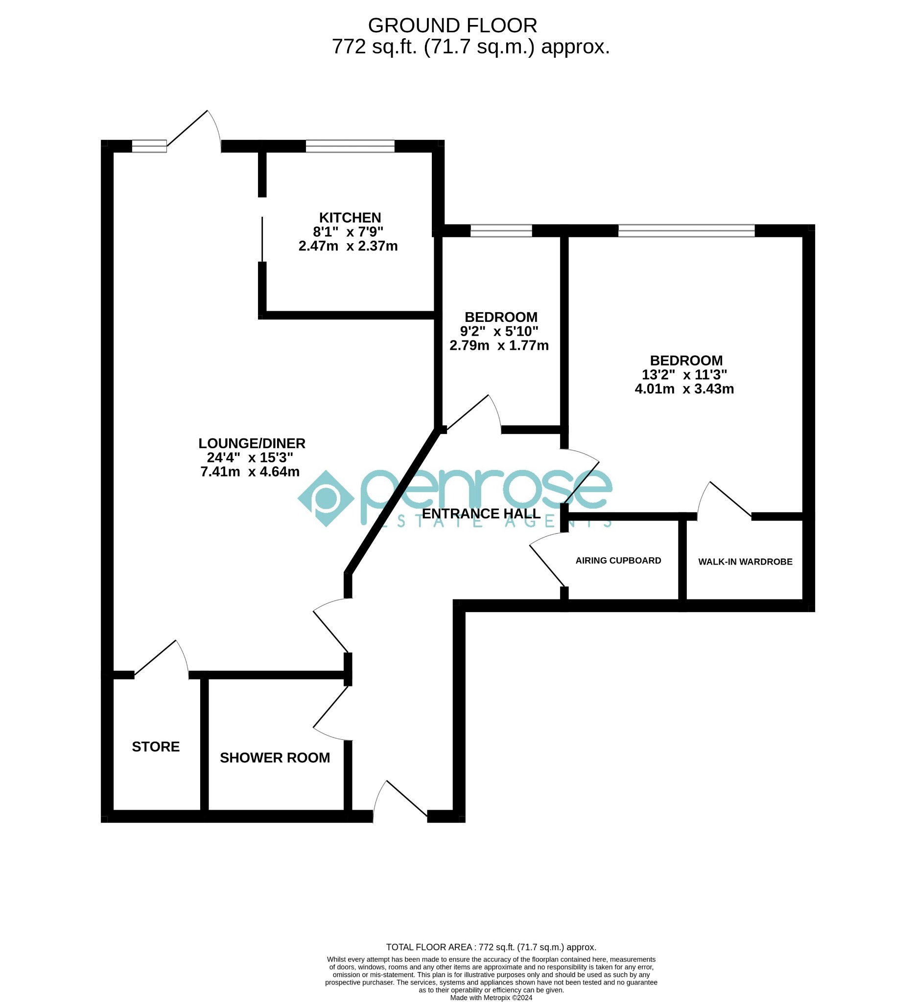 1 Elliott Court, High Street North, Dunstable floorplan
