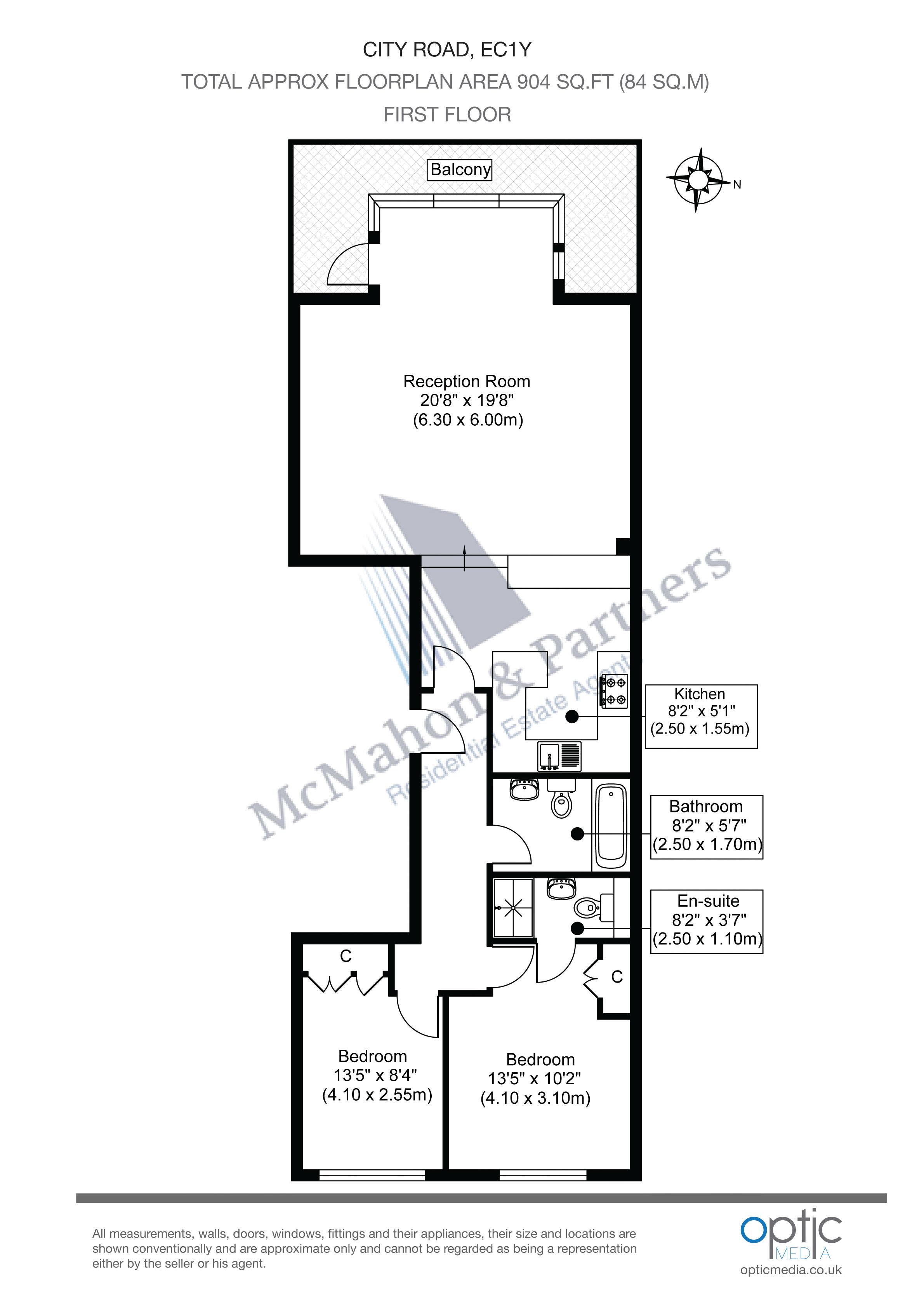 2 Bedrooms Flat to rent in City Road, London EC1Y