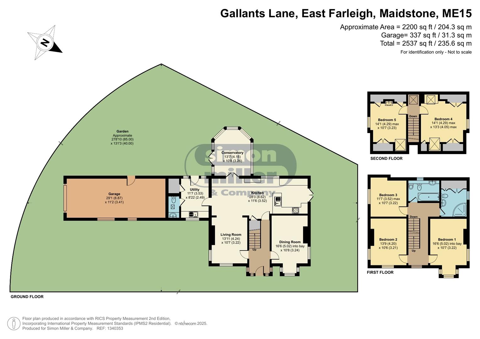 Inglewood, Gallants Lane, East Farleigh floorplan