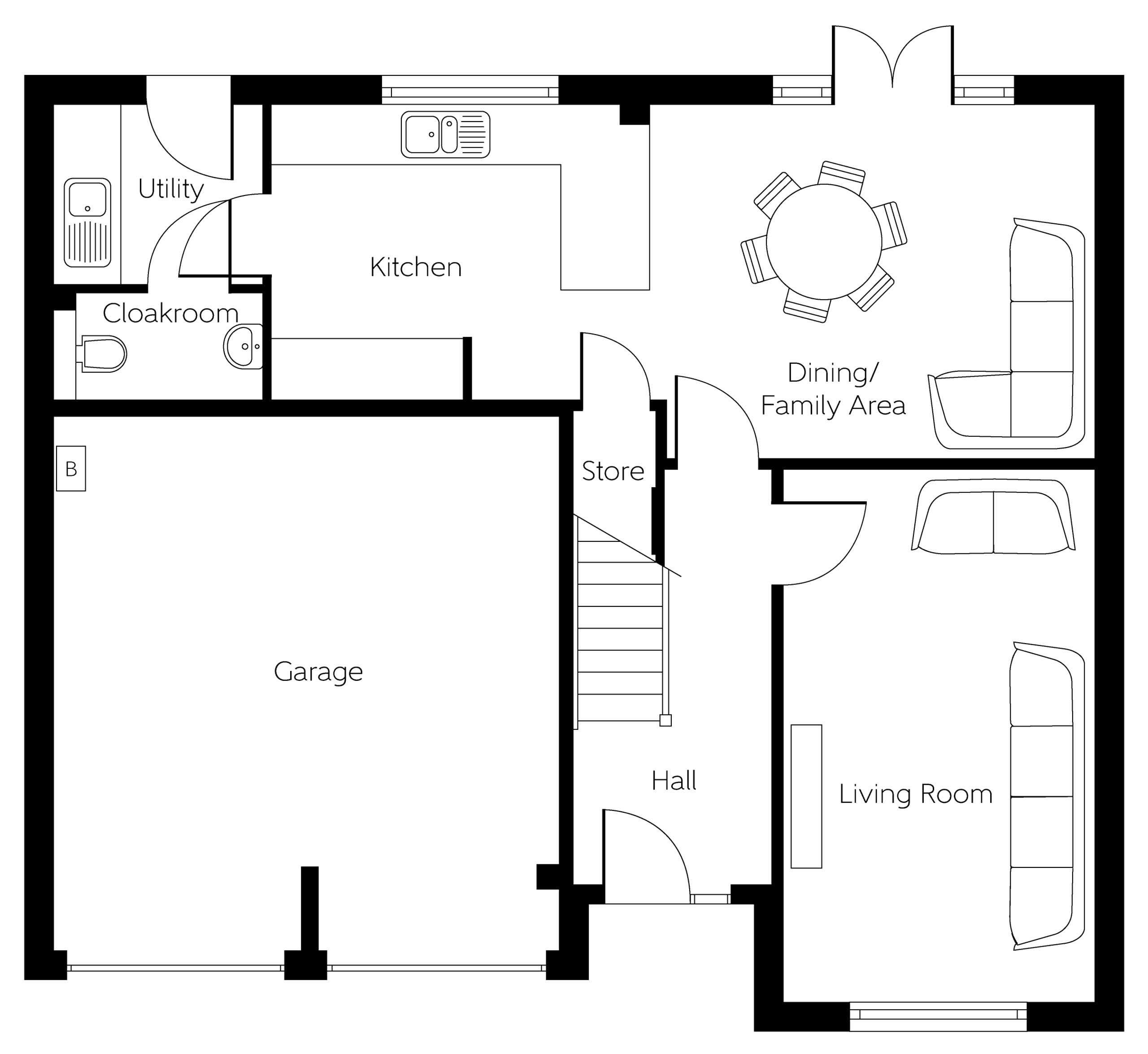 335, Lavender Street, Robroyston floorplan